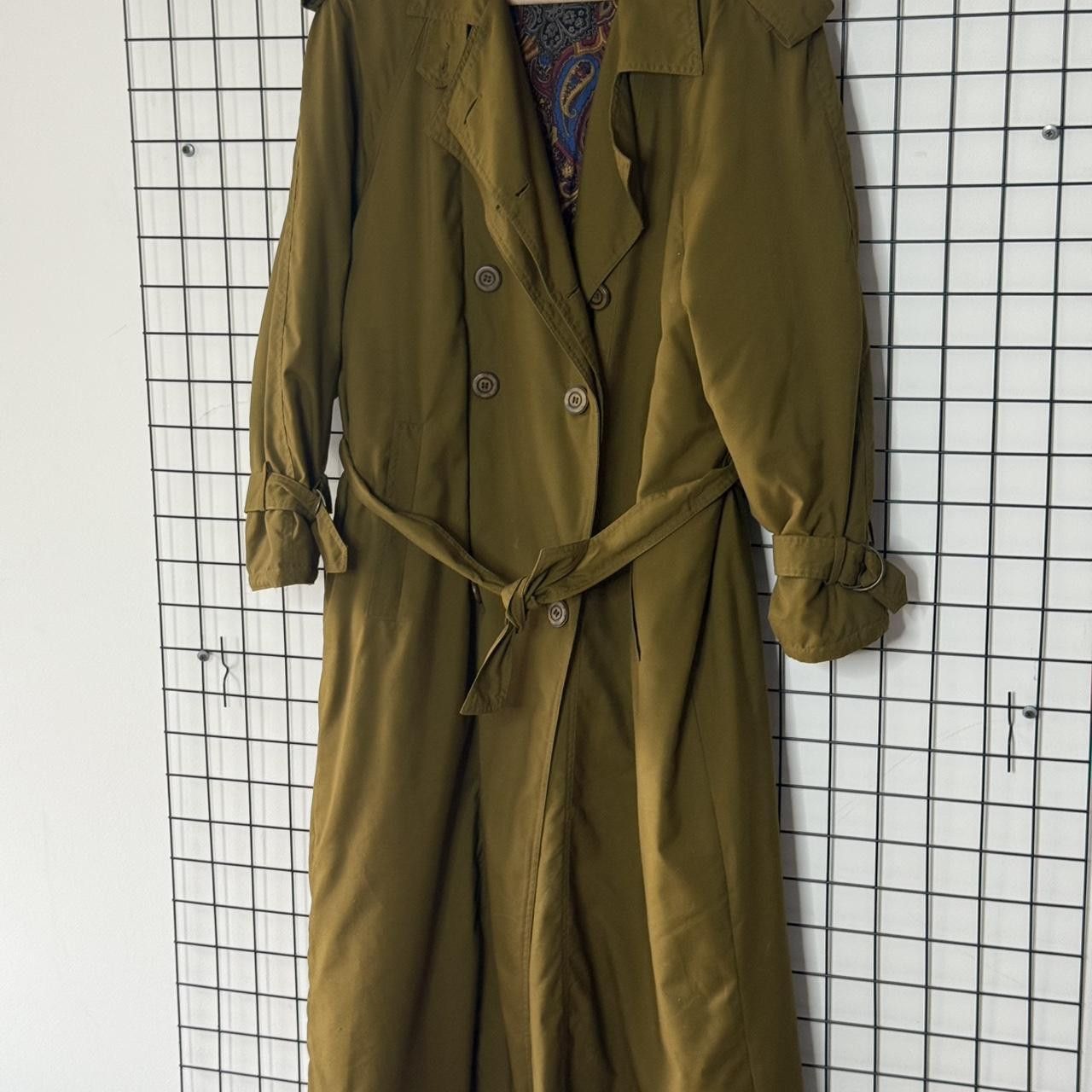 Vintage Trench Coat Brown Mustard Vintage With Wool Lining Retro Size US L / EU 52-54 / 3 - 4 Thumbnail
