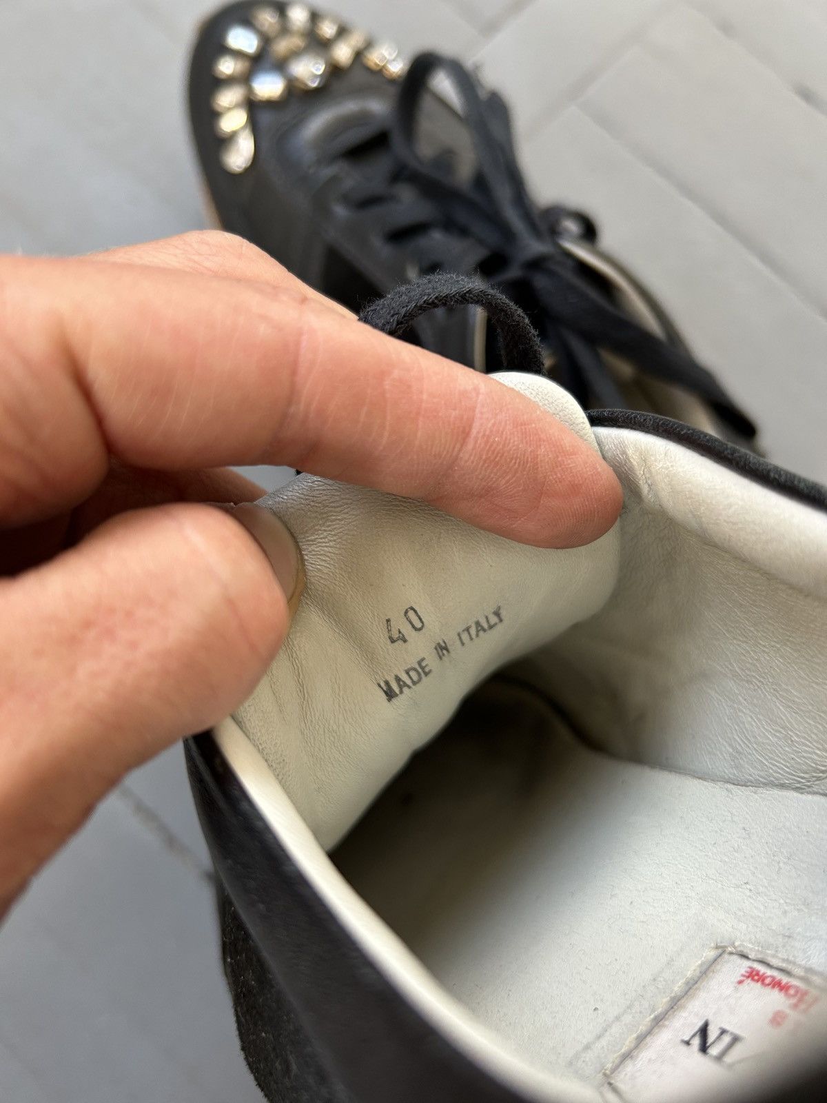 Lanvin Lanvin black low top sneakers Size US 10 / IT 40 - 9 Thumbnail