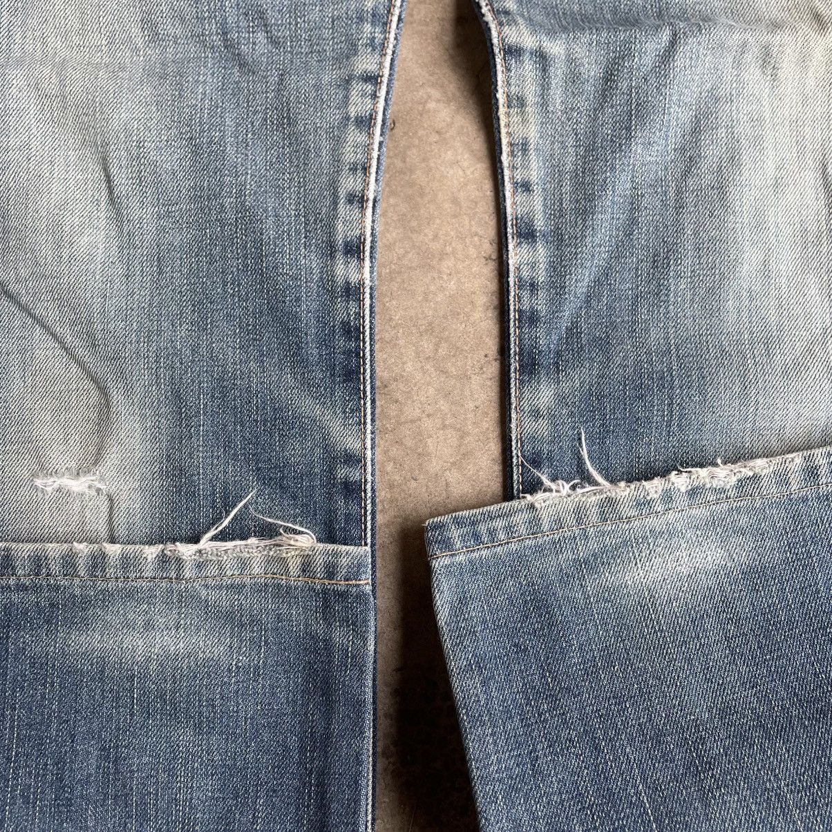 Edwin 🔥Vintage Edwin 503 Stoned Washed Ripped Distress Denim Jeans Size US 29 - 7 Thumbnail