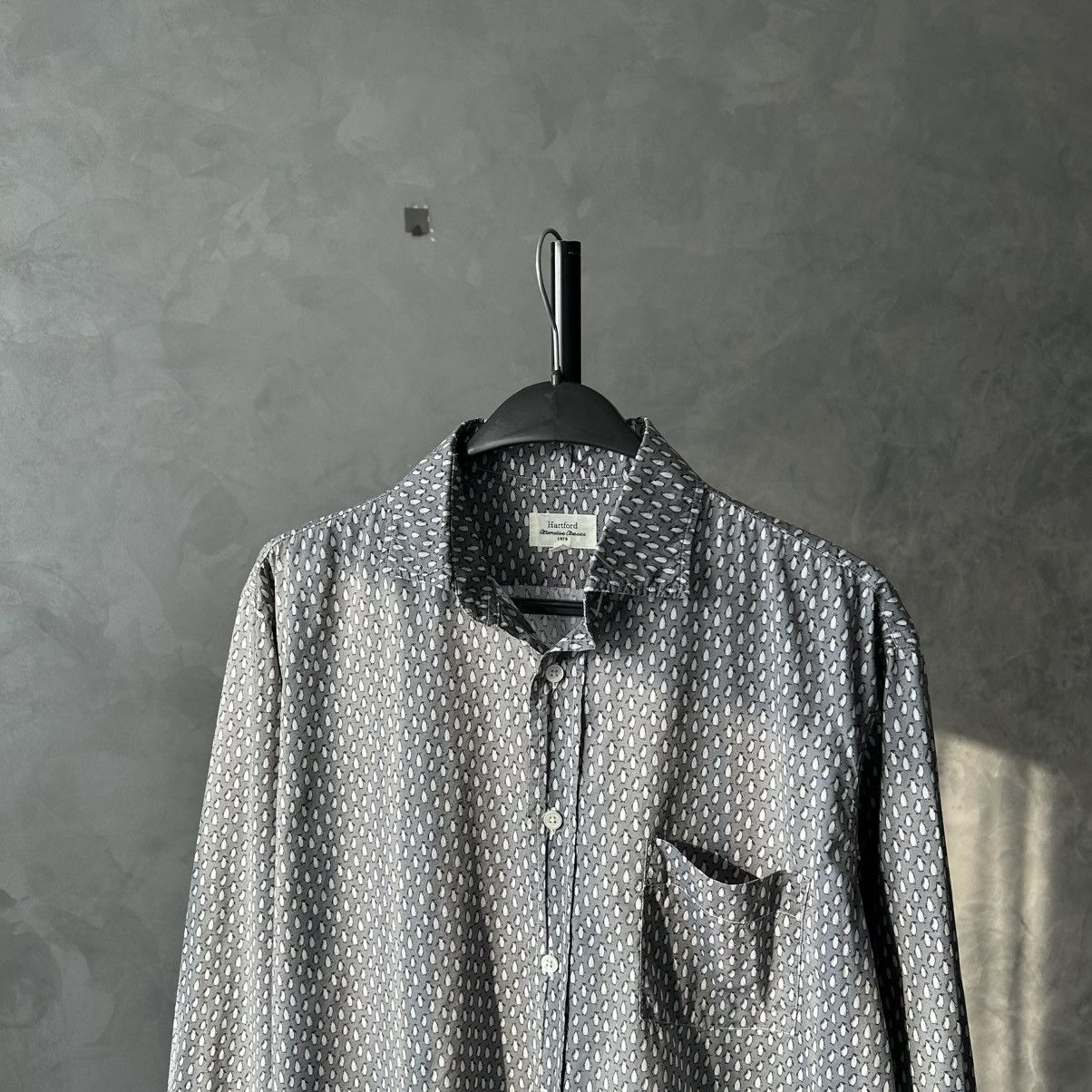 Hartford Hartford Mens Slim Fit Button Up Printed Shirt S Size US S / EU 44-46 / 1 - 1 Thumbnail