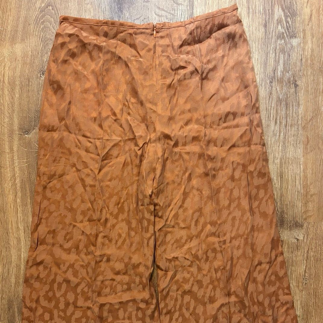 REVOLVE NWT RUMER Animal Print Wrap Pant In Rust Size Small Size 29" - 8 Thumbnail