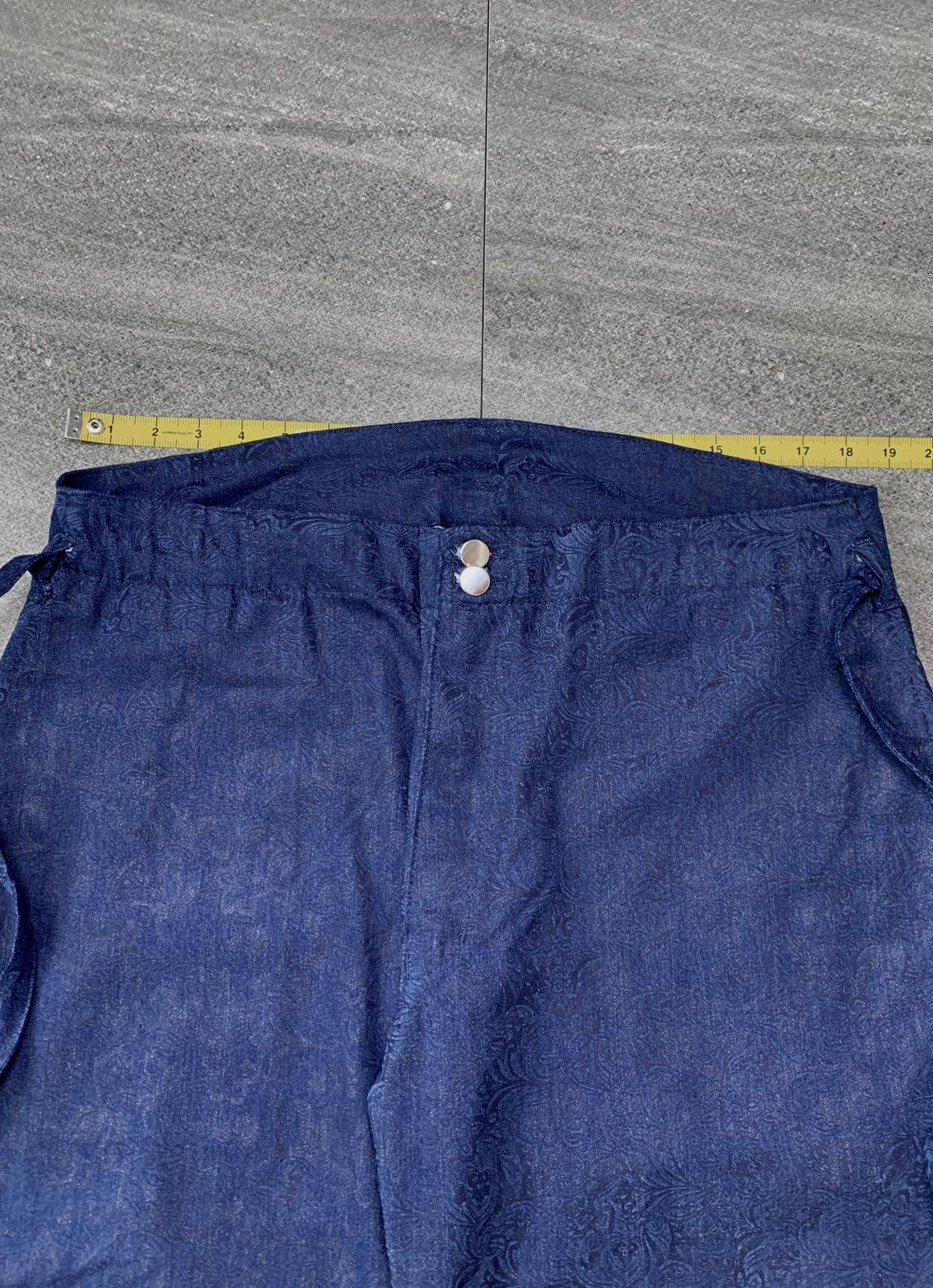 Handmade “FREE IMPORT TAX” Floral Patterned Hakama Wideleg Pants Size US 34 / EU 50 - 10 Thumbnail