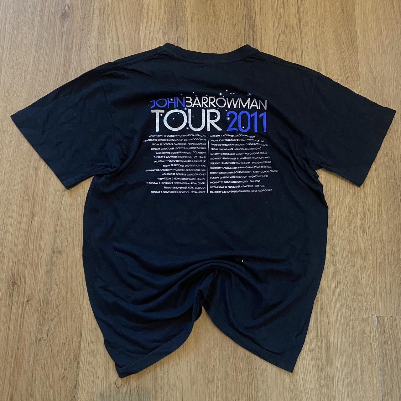 Gildan 2011 tour John Barrowman black and blue T-shirt Big Size US M / EU 48-50 / 2 - 2 Thumbnail