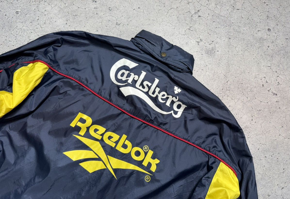 Reebok Reebok FC Liverpool Nylon Jacket Vintage 90s Rare Carlsberg Size US S / EU 44-46 / 1 - 12 Thumbnail