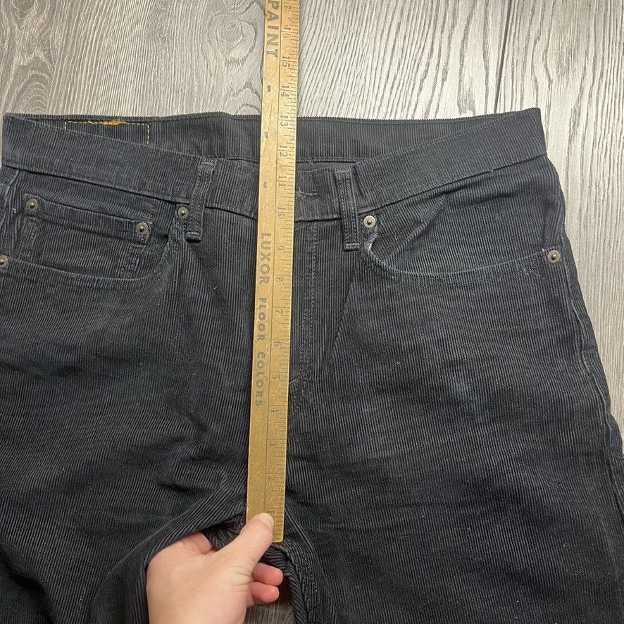 Levi's × Vintage Levis 502 Corduroy Black Pants 34 x 34 Vintage y2k Preppy Size US 34 / EU 50 - 7 Thumbnail