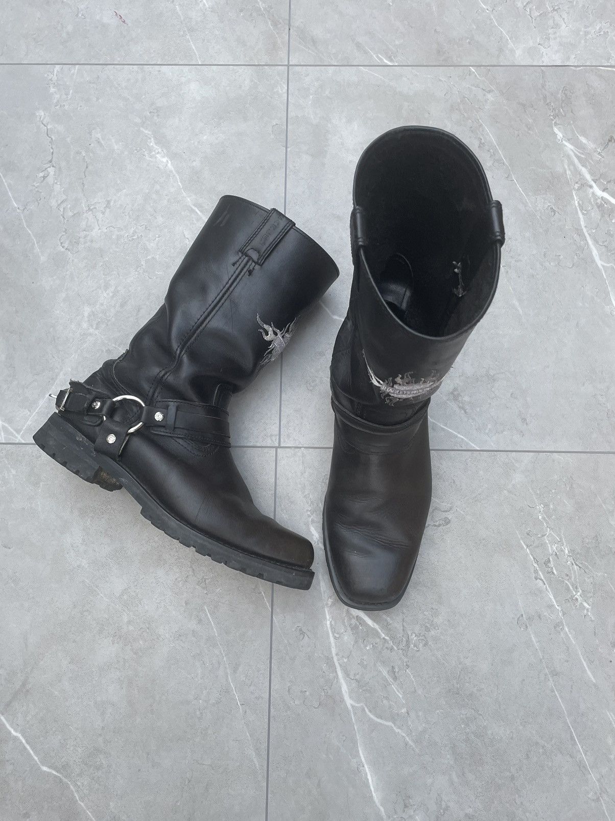 Vintage Vintage Harley Motorcycle Engineering Boots Size US 10 / EU 43 - 6 Thumbnail