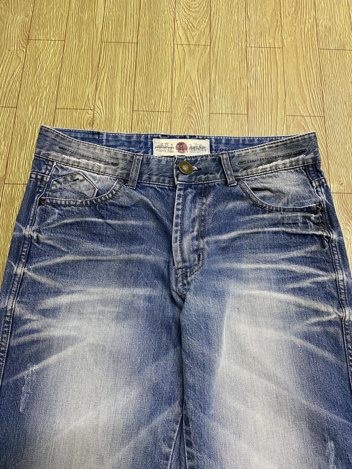 Japanese Brand Rare Design Vintage Japanese Brand Gojeans Jeans 2000s Size US 33 - 3 Thumbnail