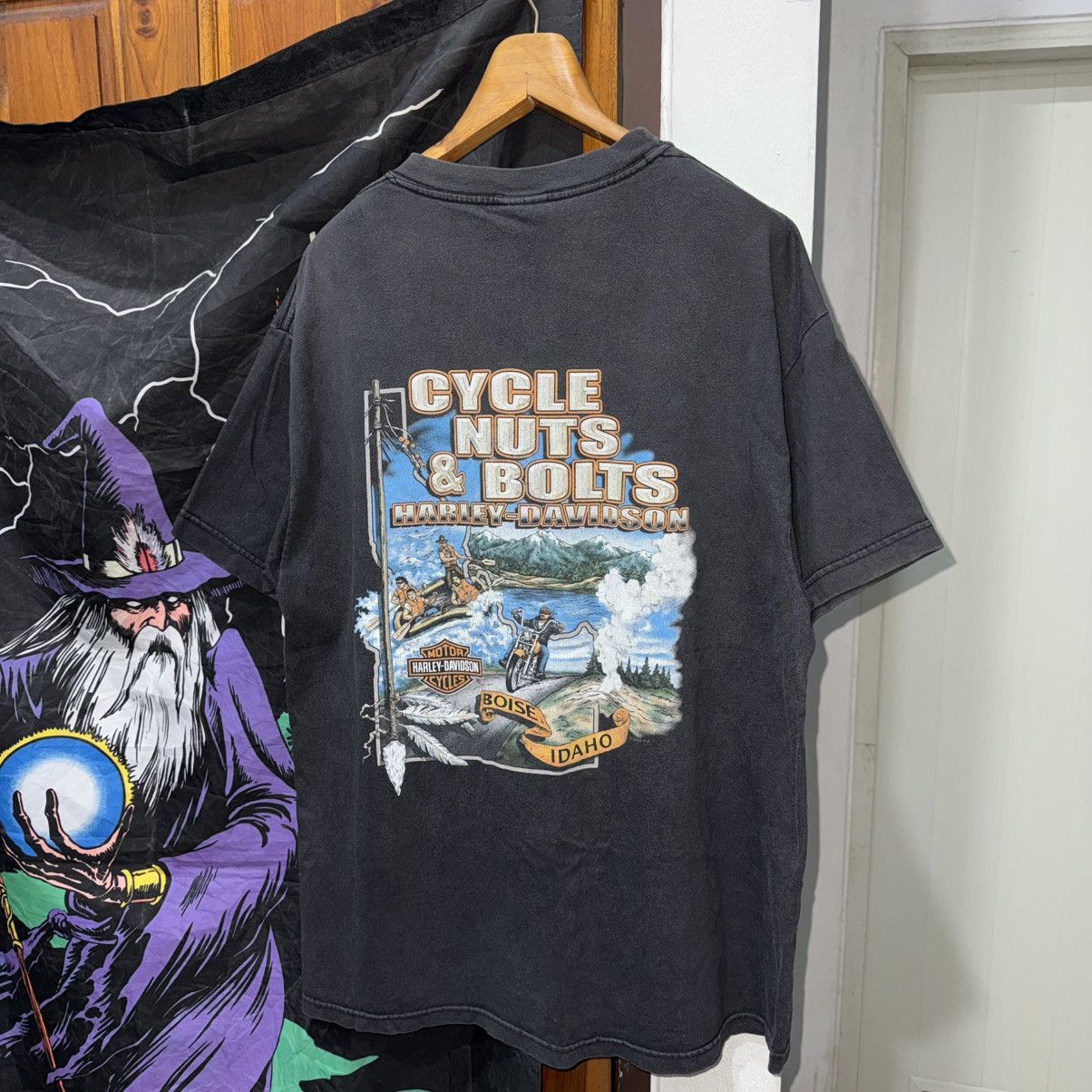 Harley Davidson VTG Y2K HARLEY DAVIDSON FADED TEE Size US L / EU 52-54 / 3 - 1 Thumbnail