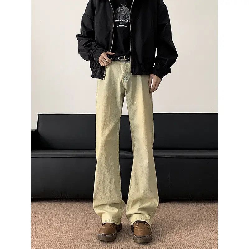 Japanese Brand × Jean Retro loose straight casual micro flared jeans Size US 32 / EU 48 - 6 Thumbnail