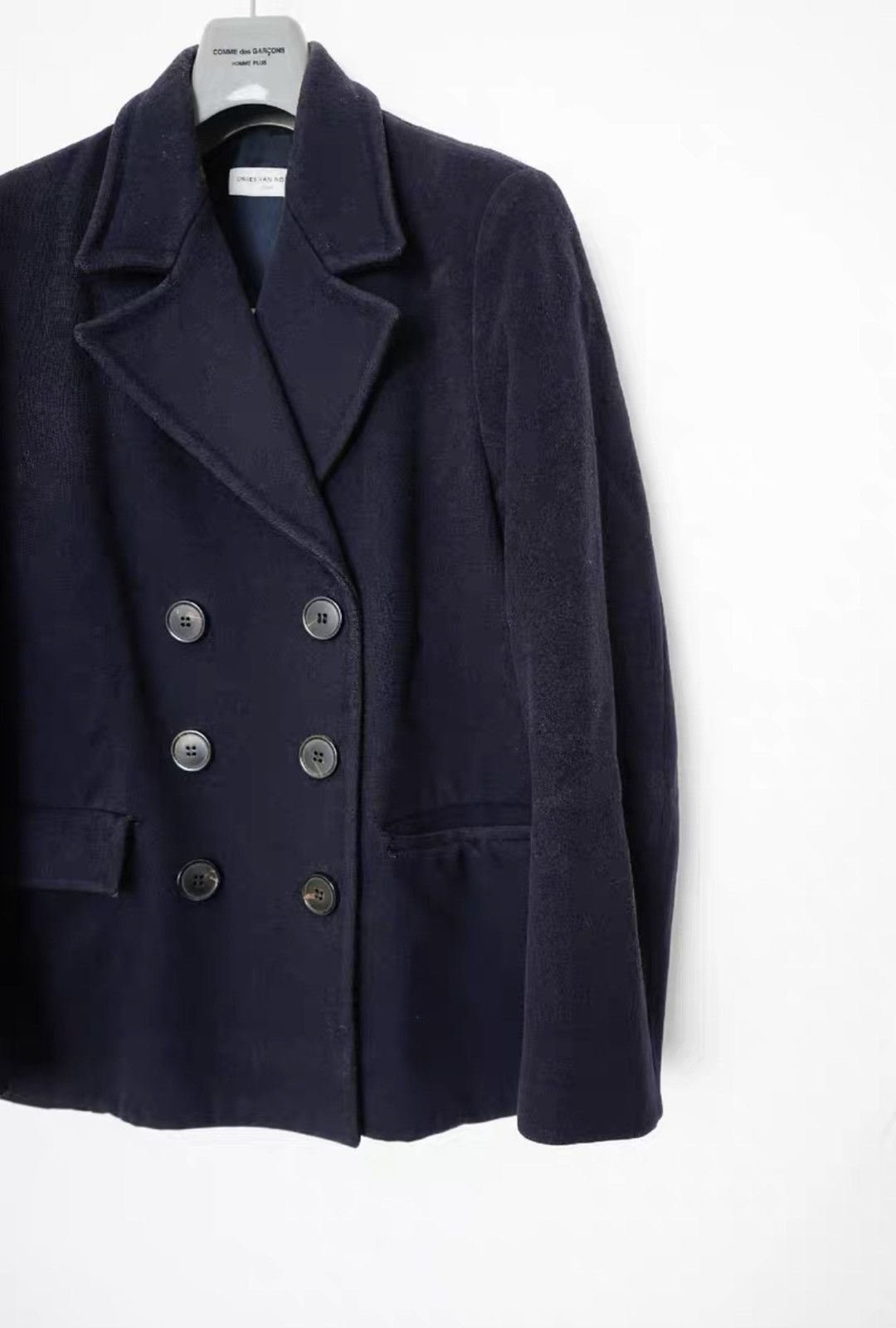 Dries Van Noten Dries Van Noten Wool Double-Breasted Short Coat Size US S / EU 44-46 / 1 - 5 Thumbnail