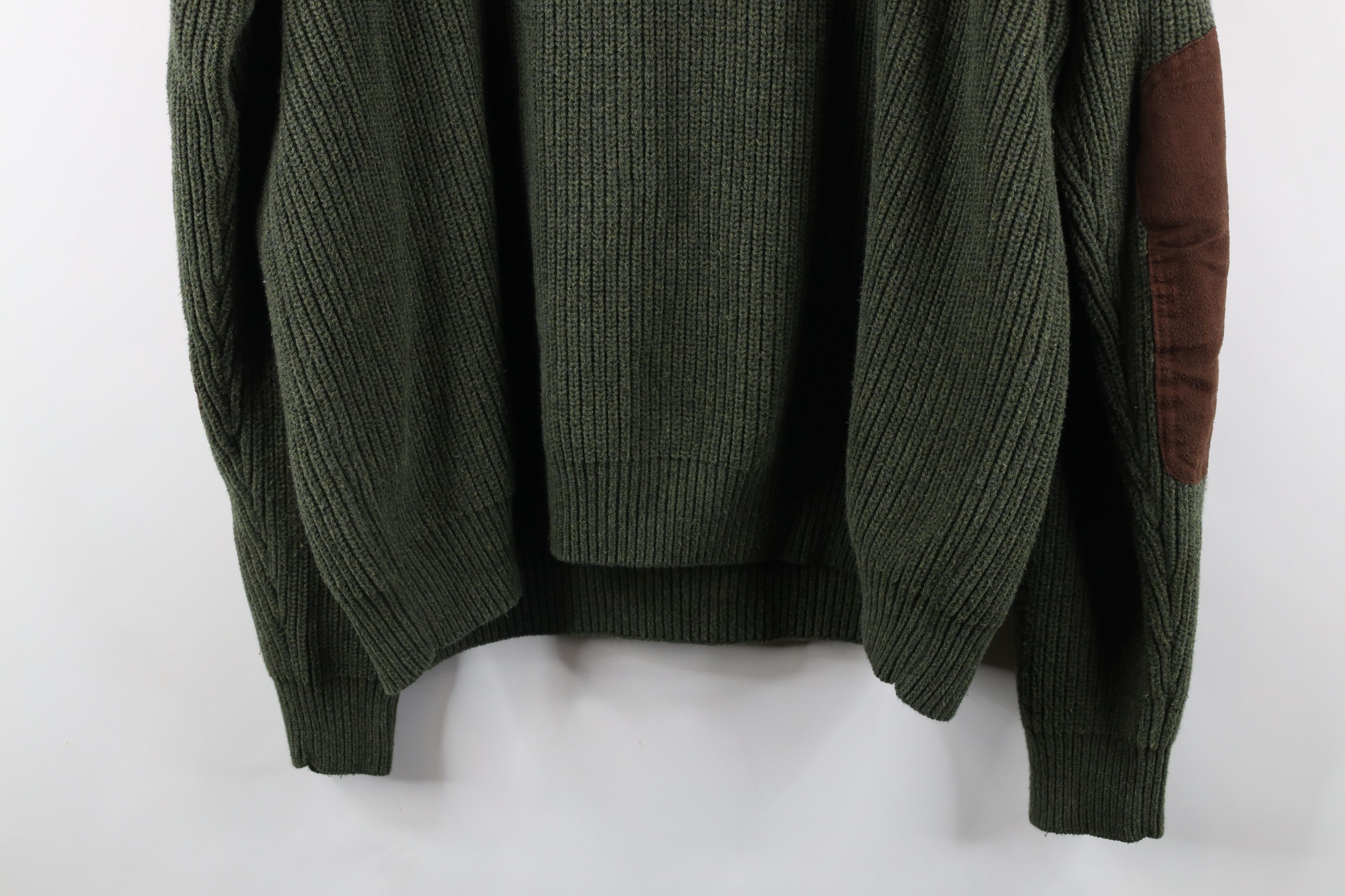 Cabelas × Vintage Vintage Cabelas Quilted Ribbed Knit Shooting Henley Sweater Size US XL / EU 56 / 4 - 13 Thumbnail