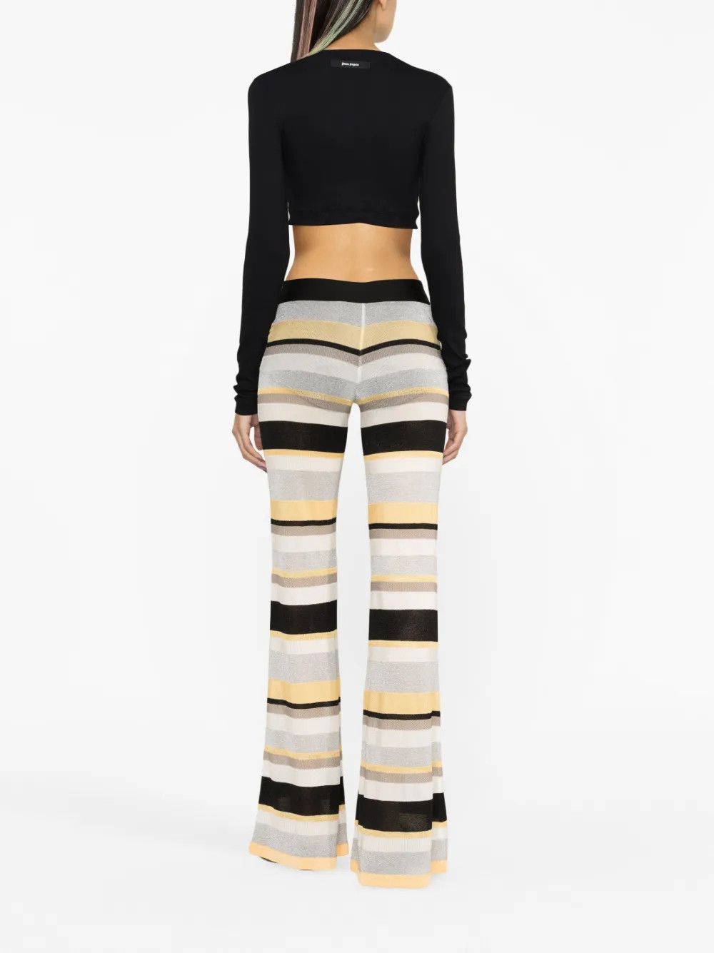 Palm Angels o1y1225 Crop Top in Black Size S / US 4 / IT 40 - 3 Thumbnail