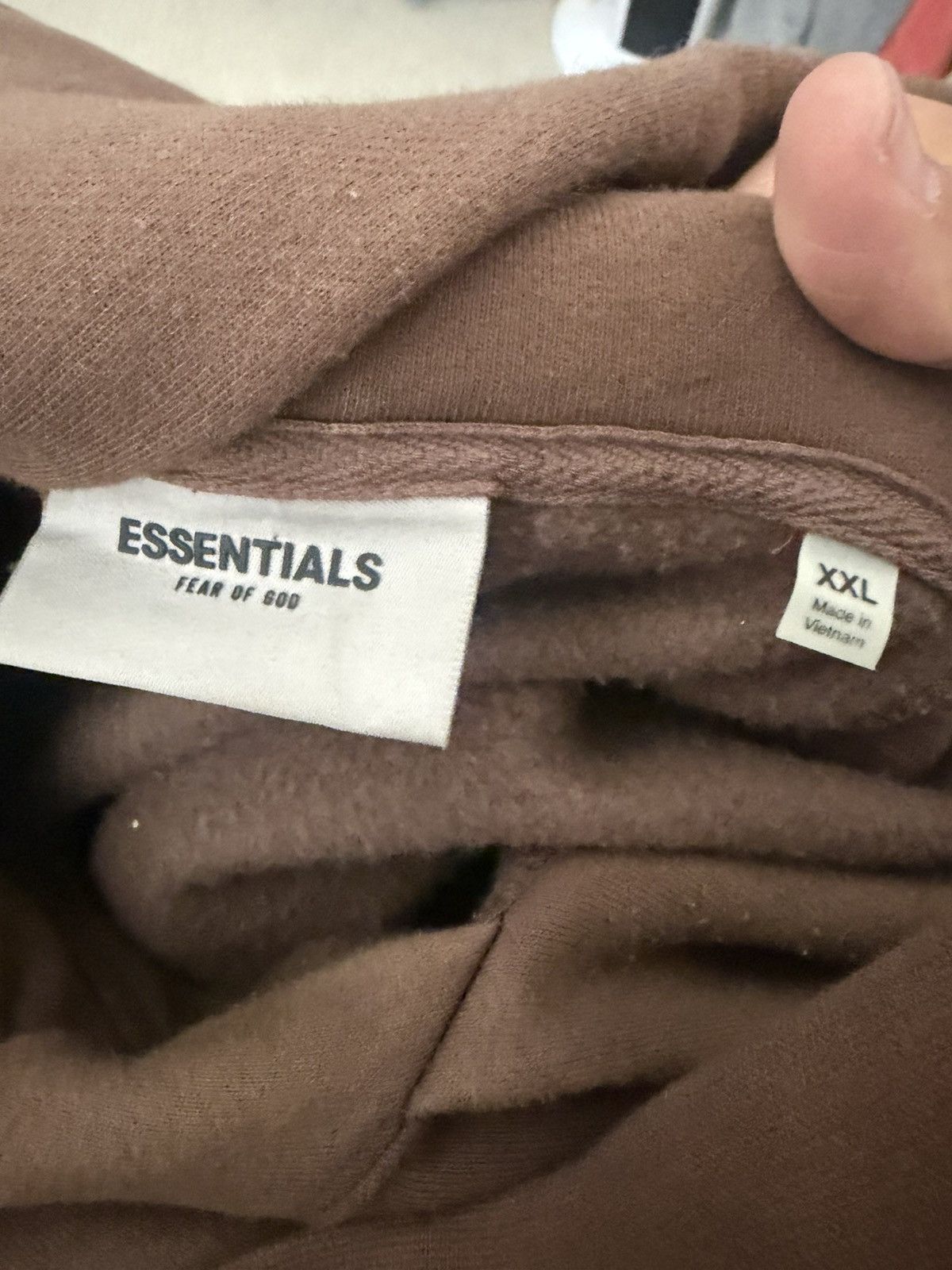 Essentials Brown essentials hoodie Size US XXL / EU 58 / 5 - 2 Thumbnail