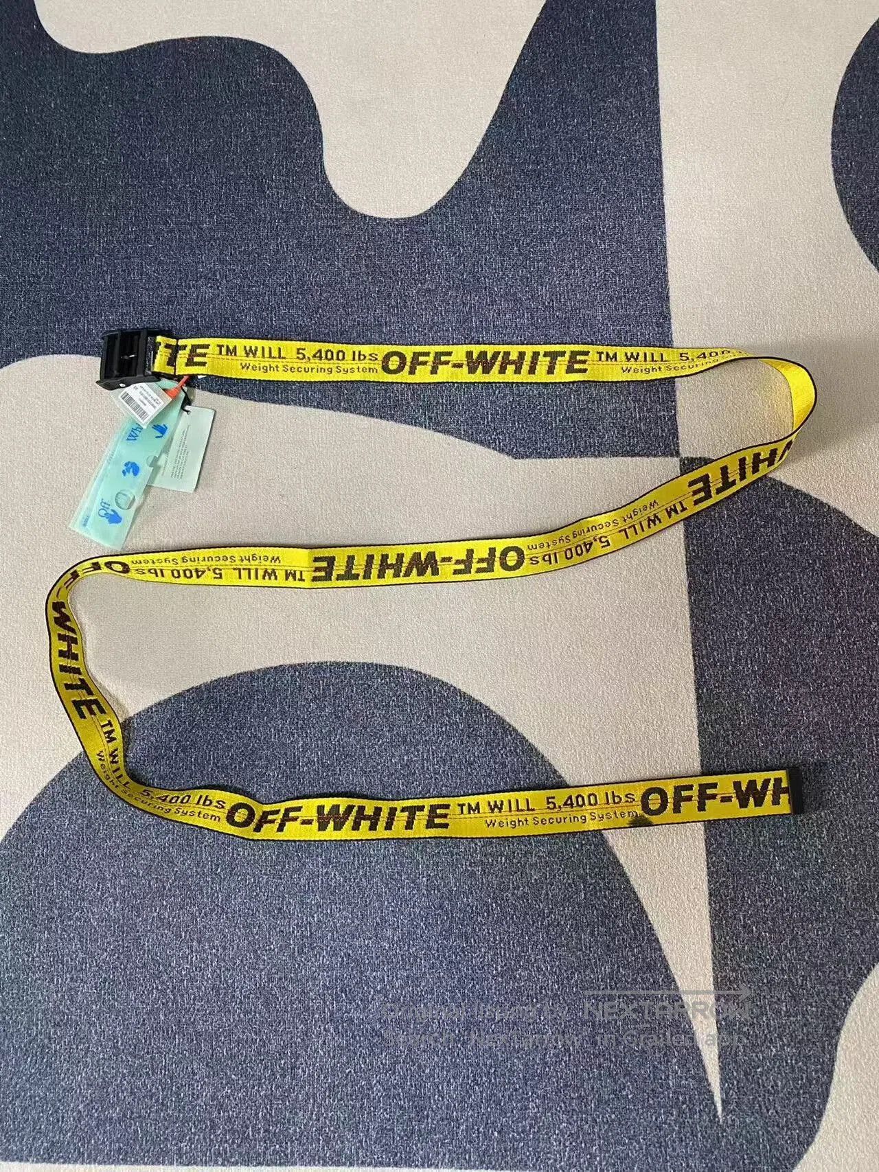 Off-White off white industrial style belt with tags. Size ONE SIZE - 1 Thumbnail