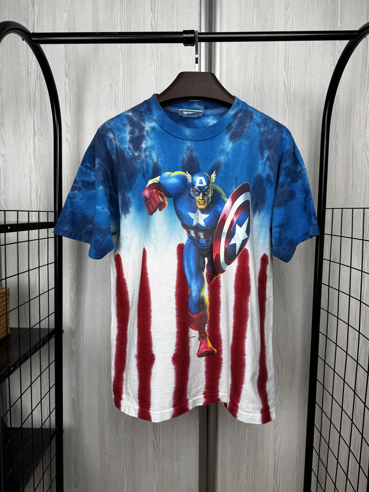 Universal Studios Vintage 1999 Captain America Universal Studios Tee USA made Size US M / EU 48-50 / 2 - 1 Thumbnail