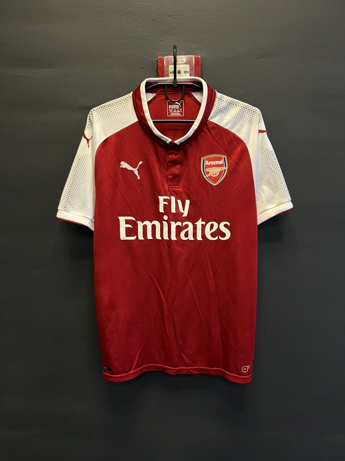 Pre-owned Jersey X Puma Vintage Blokecore Puma Arsenal Football Shirt Home Jersey In Red