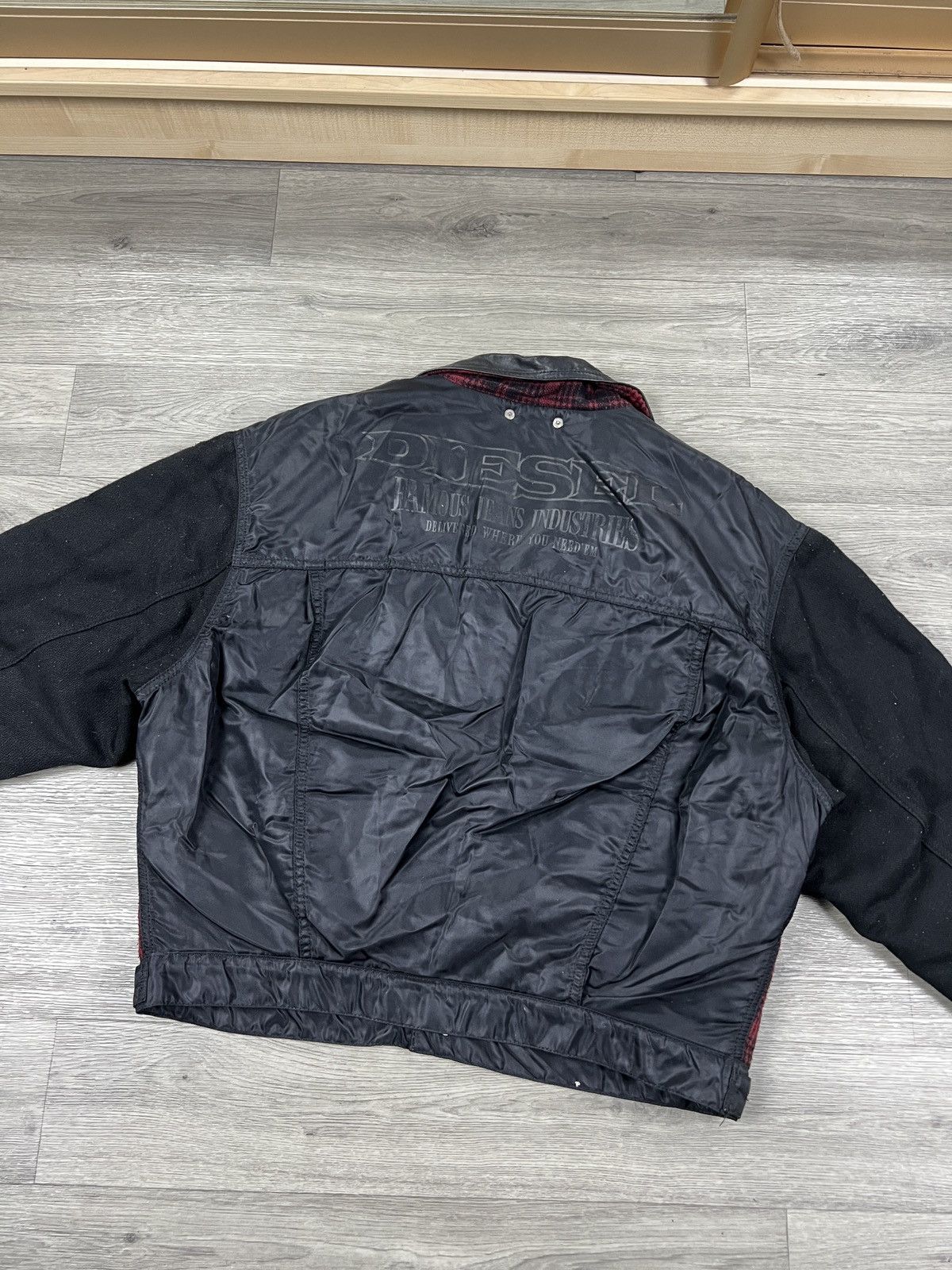 Diesel Vintage Diesel y2k Wool Bomber Jacket Men’s Size L Size US L / EU 52-54 / 3 - 10 Thumbnail