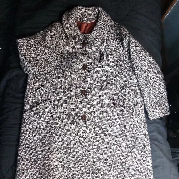 Other Vintage National Board Wool Overcoat Pea Coat Union ILGWU Size US L / EU 52-54 / 3 - 2 Thumbnail