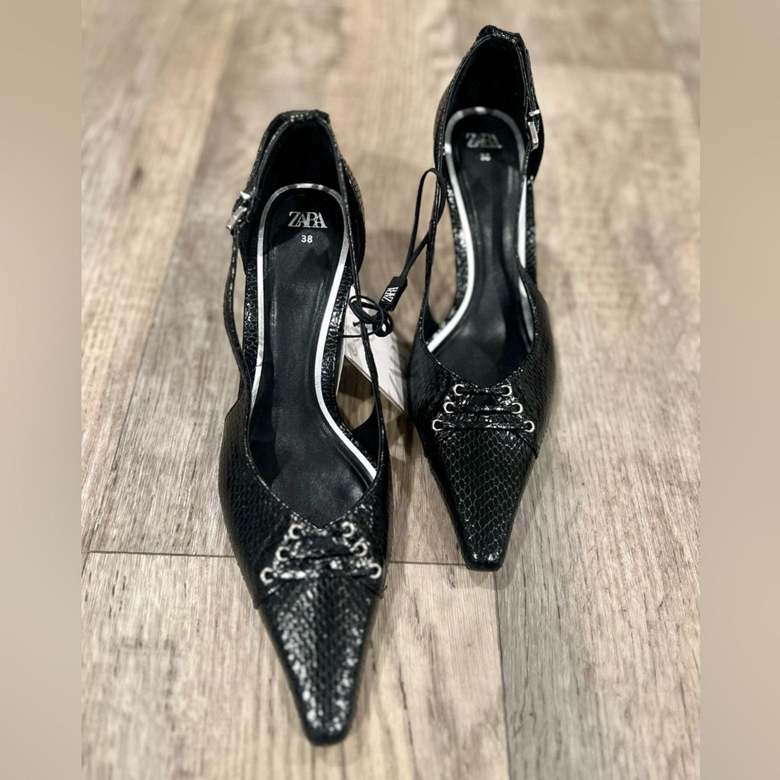 Zara ZARA Pointed Toe Heels NWT Size US 7.5 / IT 37.5 - 7 Thumbnail