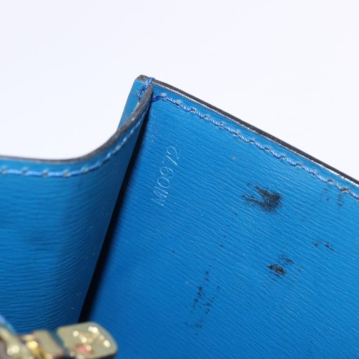 Louis Vuitton LOUIS VUITTON Epi Malesherbes Hand Bag Blue M52375 Size ONE SIZE - 12 Thumbnail