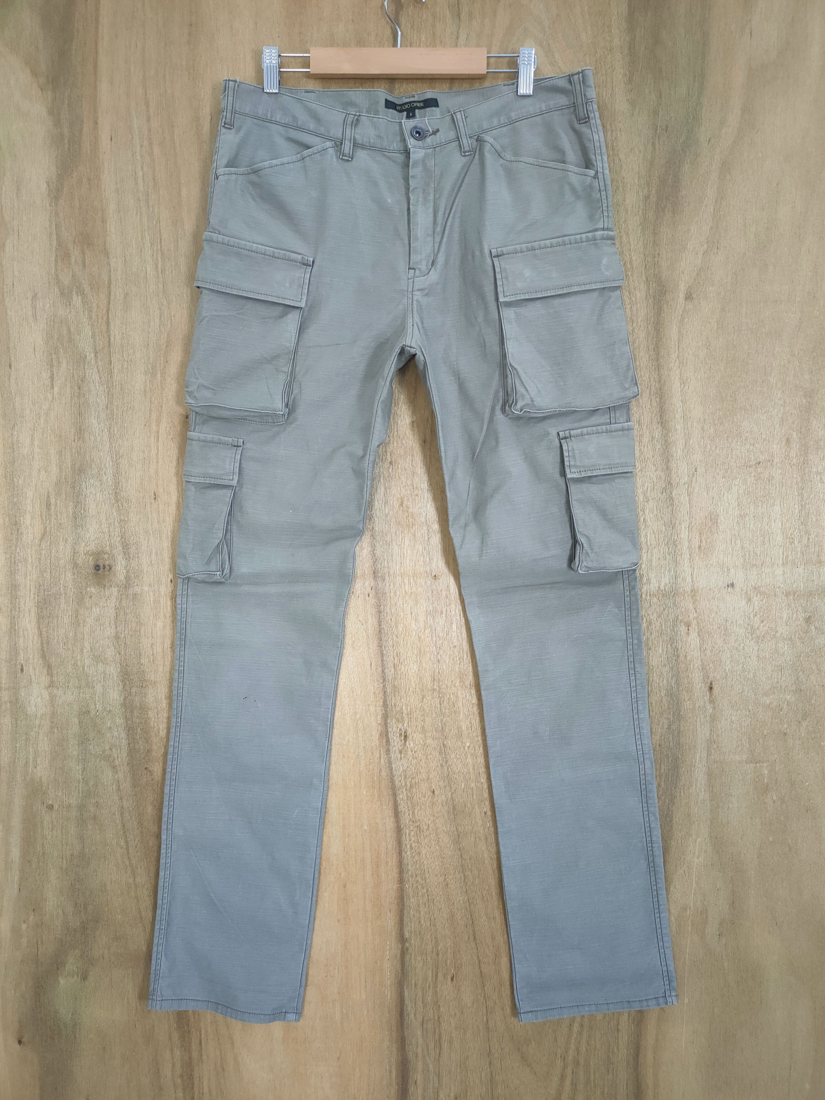Japanese Brand VINTAGE 8POCKET STUDIO CARGO PANTS Size US 34 / EU 50 - 2 Thumbnail