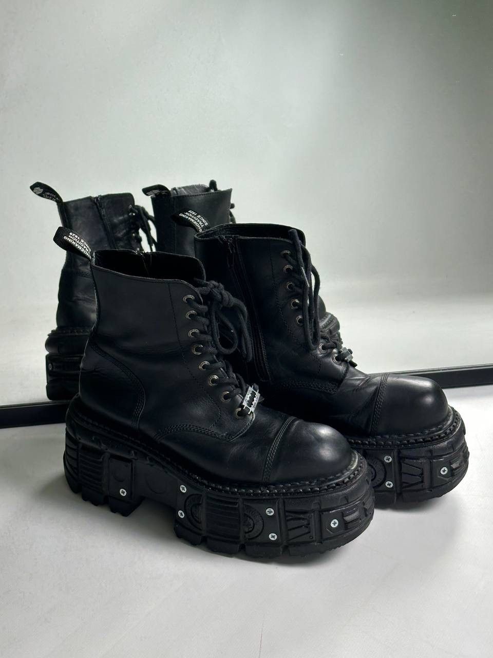 New Rock Vintage Archive New Rocks Platform Boots | Grailed