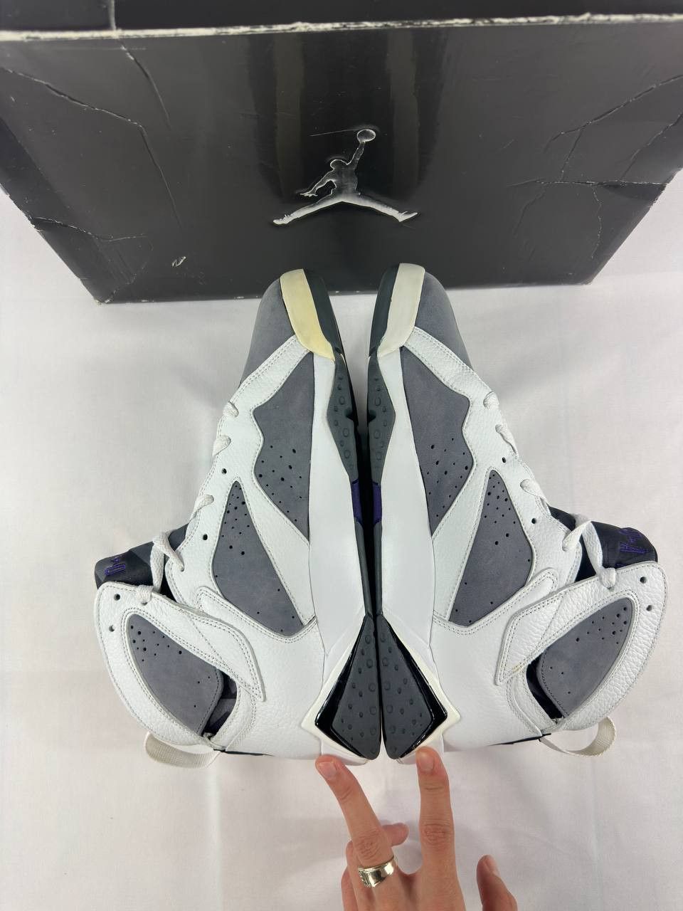 Nike Nike Air Jordan 7 Retro 2006 Flint Sneakers Size US 10 / EU 43 - 10 Thumbnail