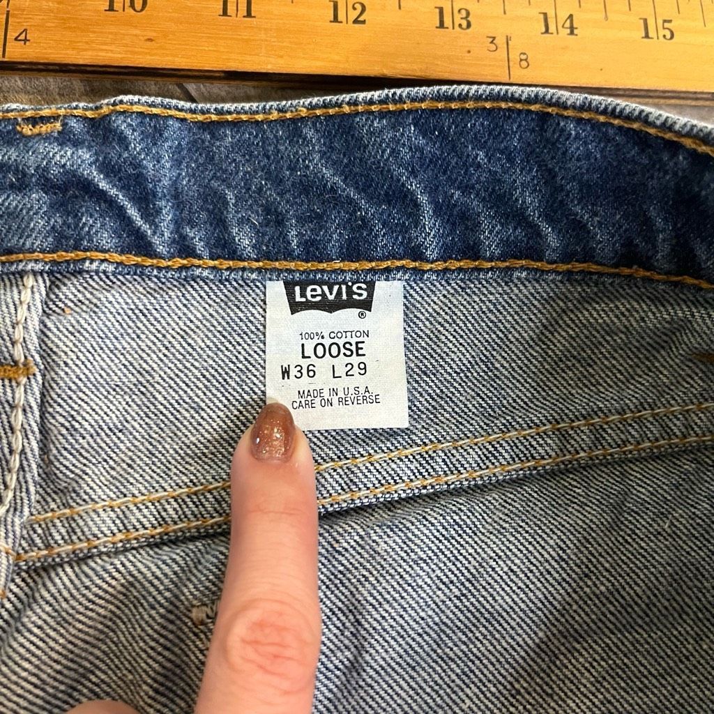 Levi's Vintage Levi 545 Blue Denim Casual Jeans Men 36x28.5 Size US 36 / EU 52 - 4 Thumbnail