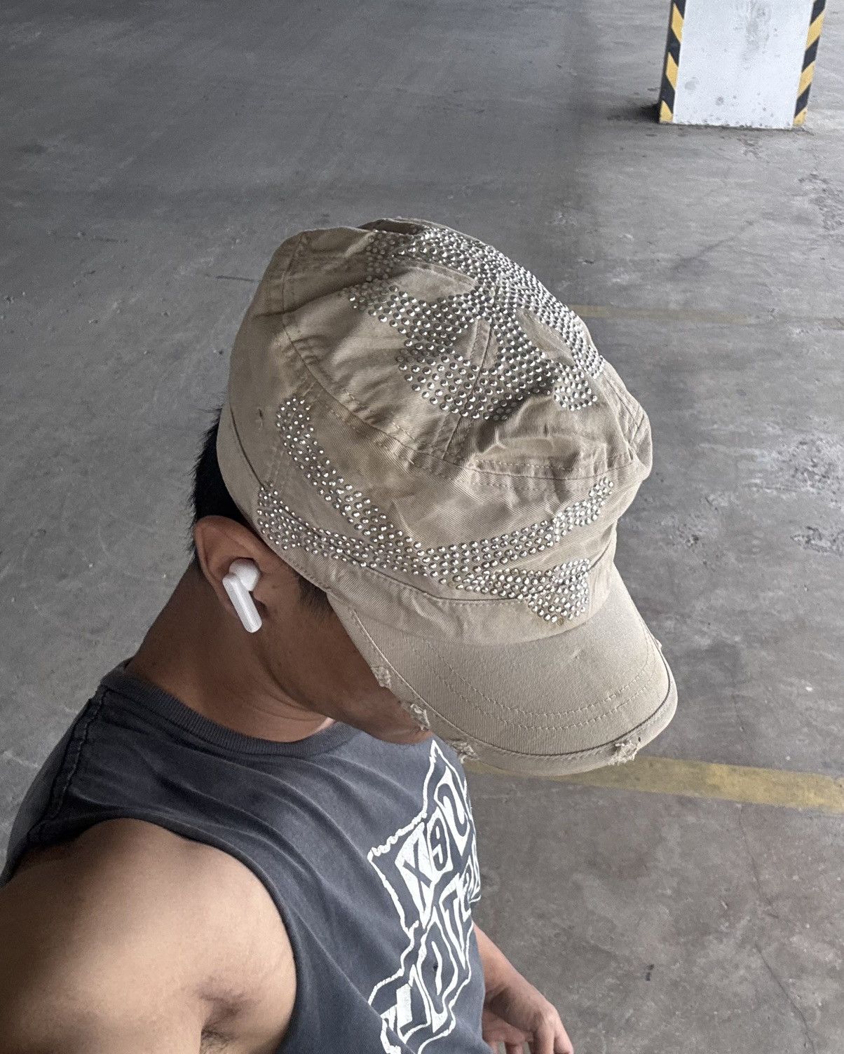 If Six Was Nine Skull Cadet Hats Distressed Size ONE SIZE - 8 Thumbnail