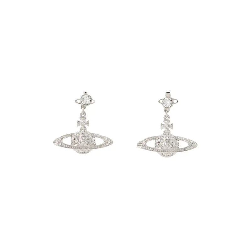 Vivienne Westwood Vivienne Westwood Silver Alloy Earrings 0089 Size ONE SIZE - 1 Thumbnail