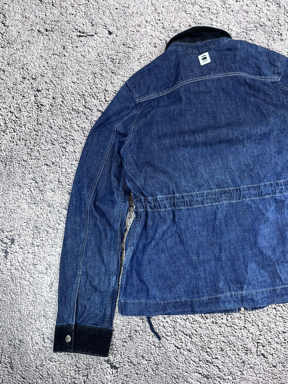 G-Star G-Star RAW Denim Jacket Corduroy Collar Workwear Carhartt Size XS / US 0-2 / IT 36-38 - 10 Thumbnail