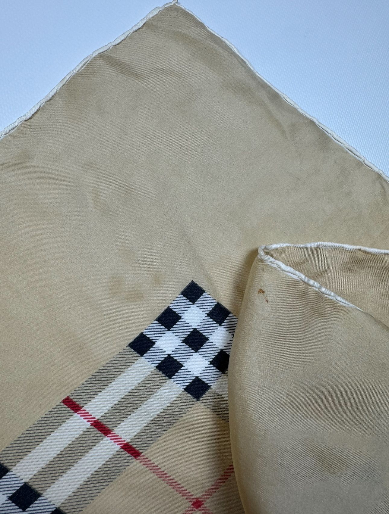 Burberry BURBERRY VINTAGE NOVA CHECK SILK SCARF Size ONE SIZE - 5 Thumbnail