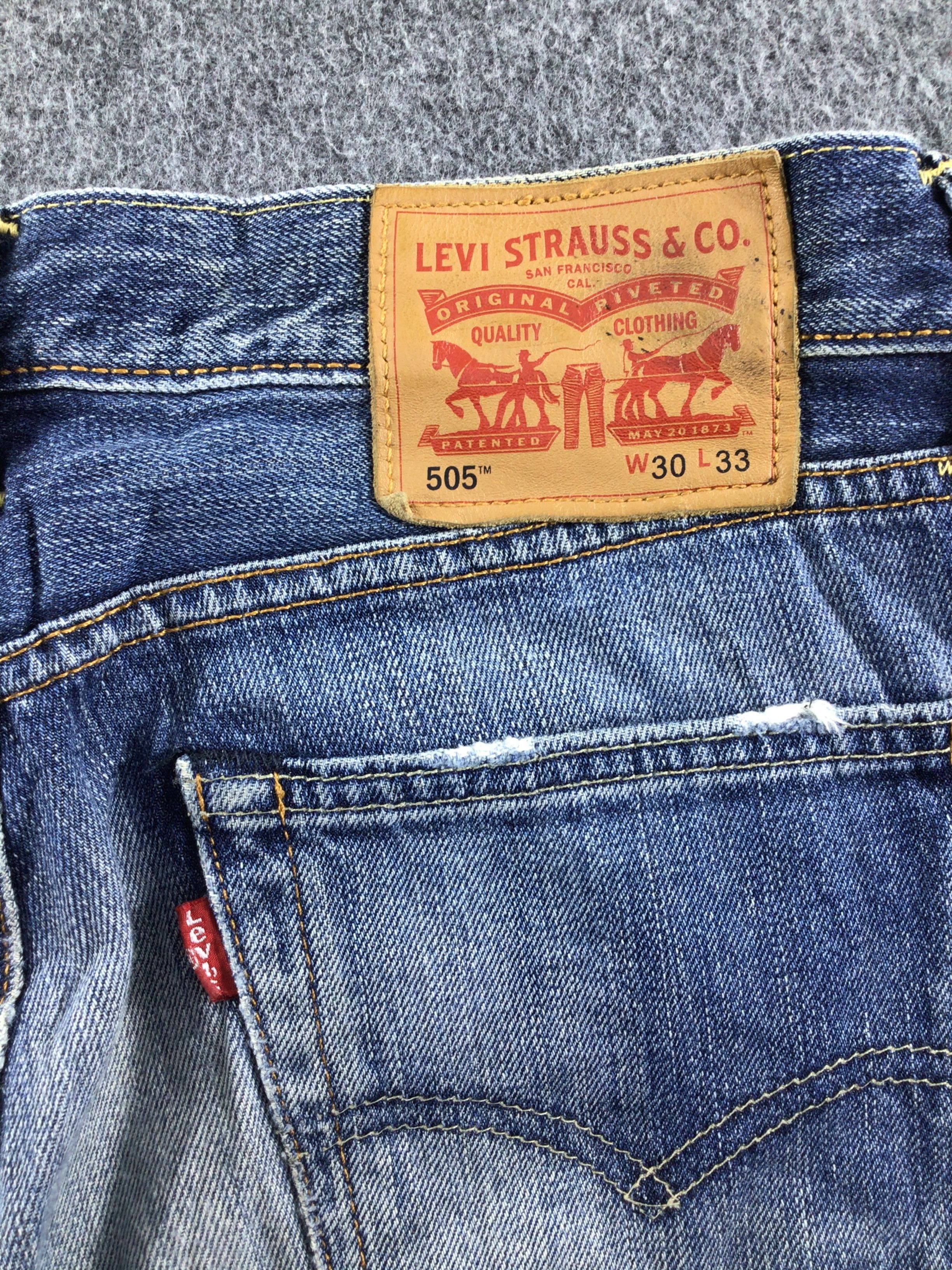 Levi's × Vintage Levis 505 Jeans-JM108 Size US 30 / EU 46 - 5 Thumbnail