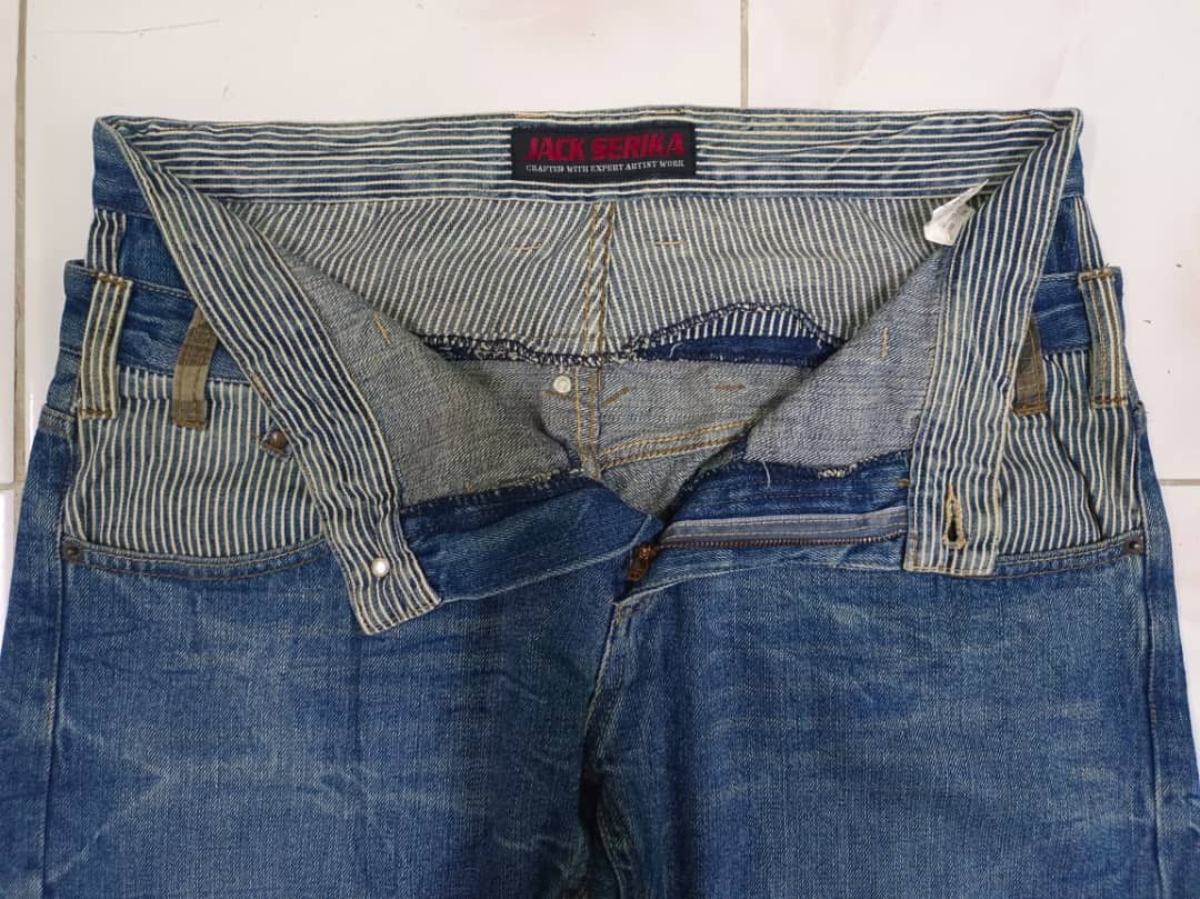 If Six Was Nine × Japanese Brand Jack Serika Double Waist Jeans Punk Seditioneries Style Size US 32 / EU 48 - 6 Thumbnail