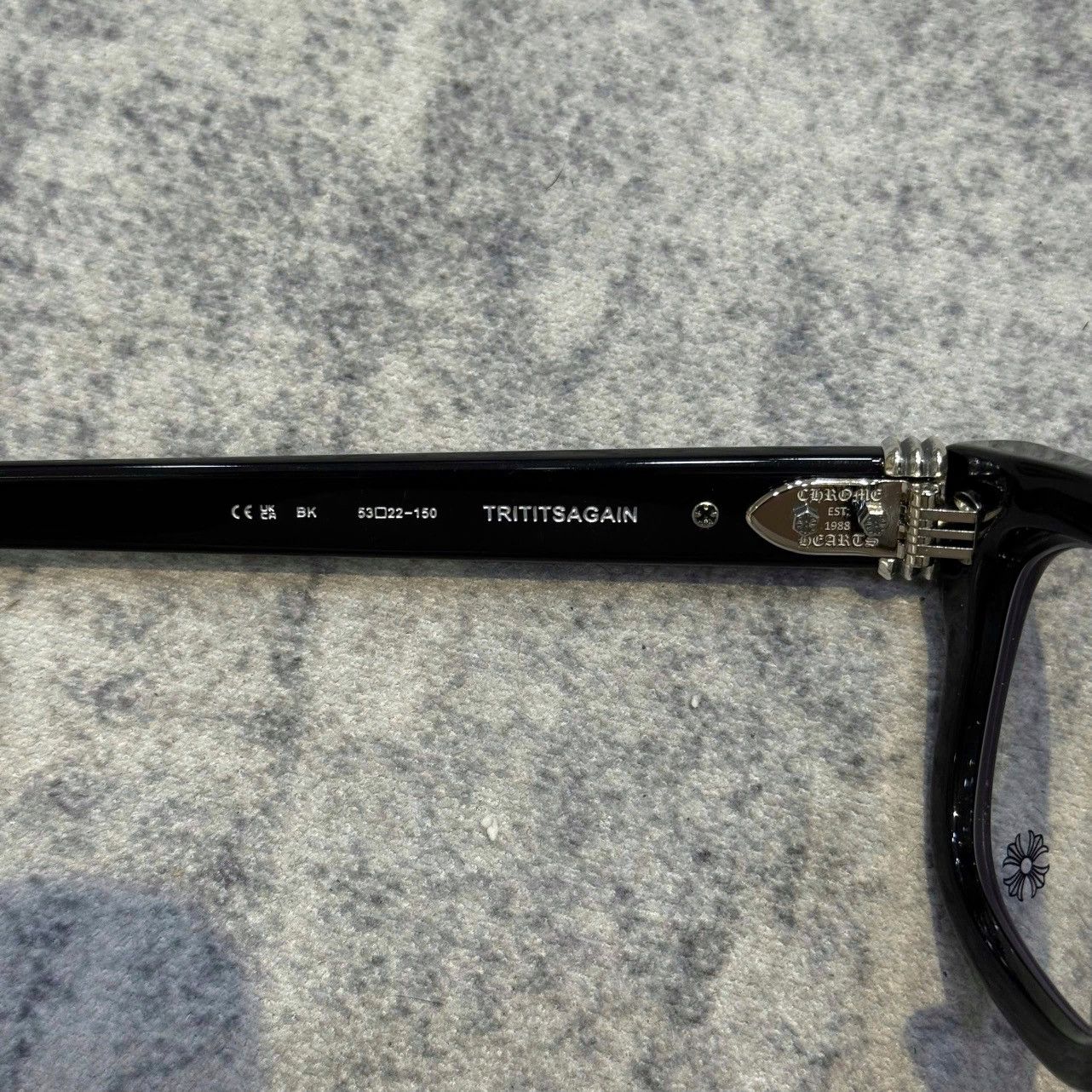 Chrome Hearts CHROME HEARTS TRITITSAGAIN BLACK Size ONE SIZE - 5 Thumbnail