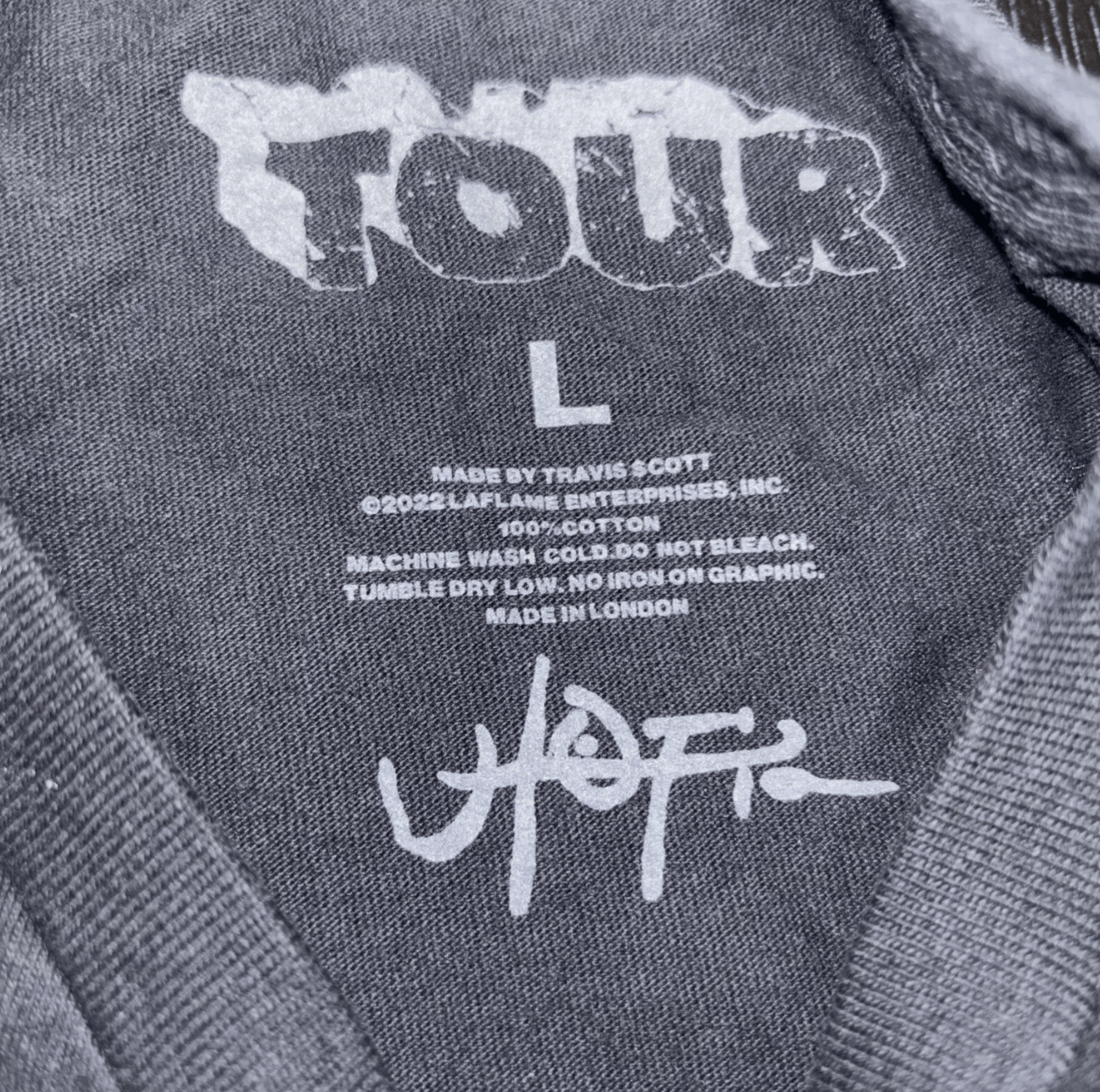 Travis Scott TRAVIS SCOTT METLIFE EXCLUSIVE TOUR TEE Size US L / EU 52-54 / 3 - 4 Thumbnail