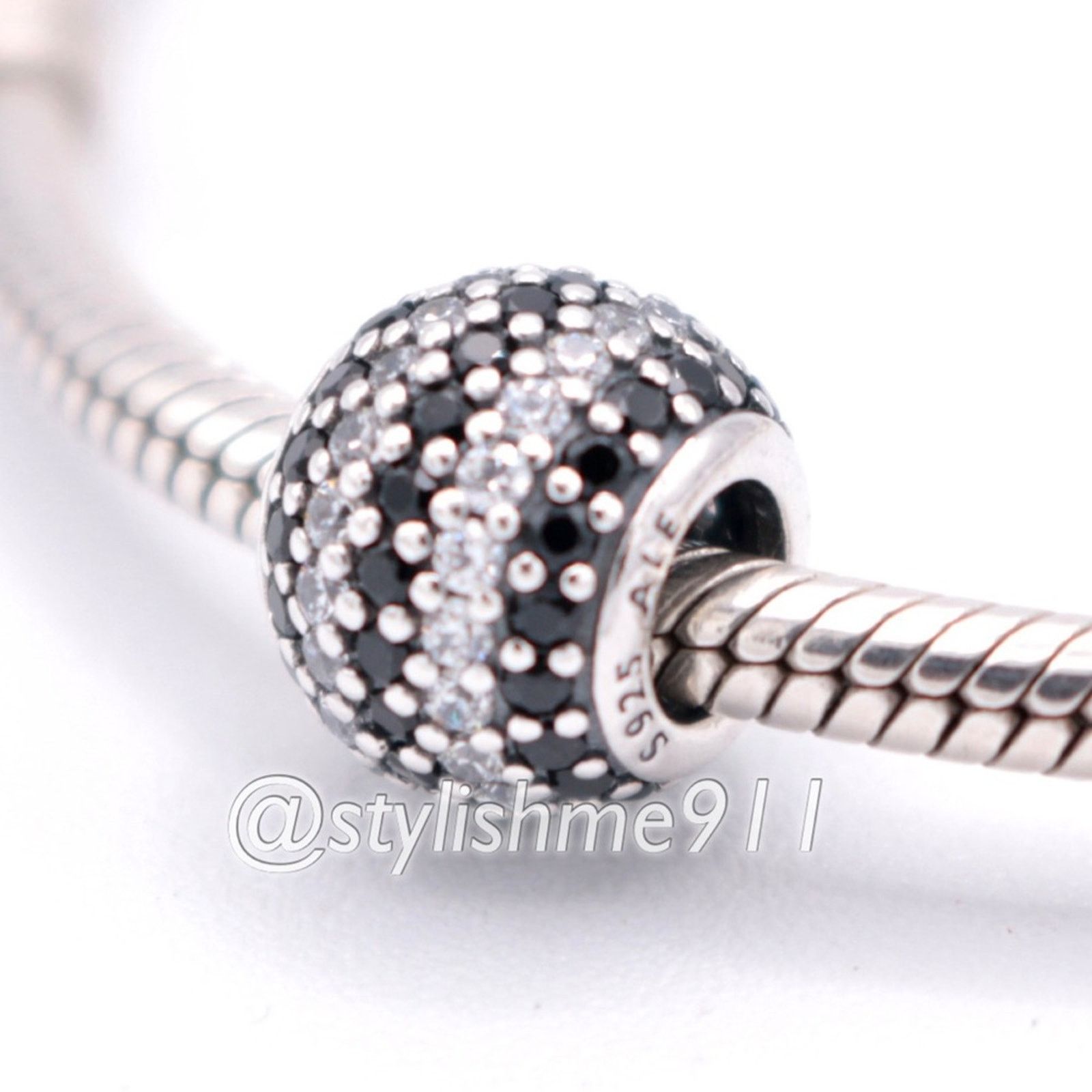 pandora Authentic PANDORA Black Nautical Pave Lights Charm Size ONE SIZE - 2 Thumbnail