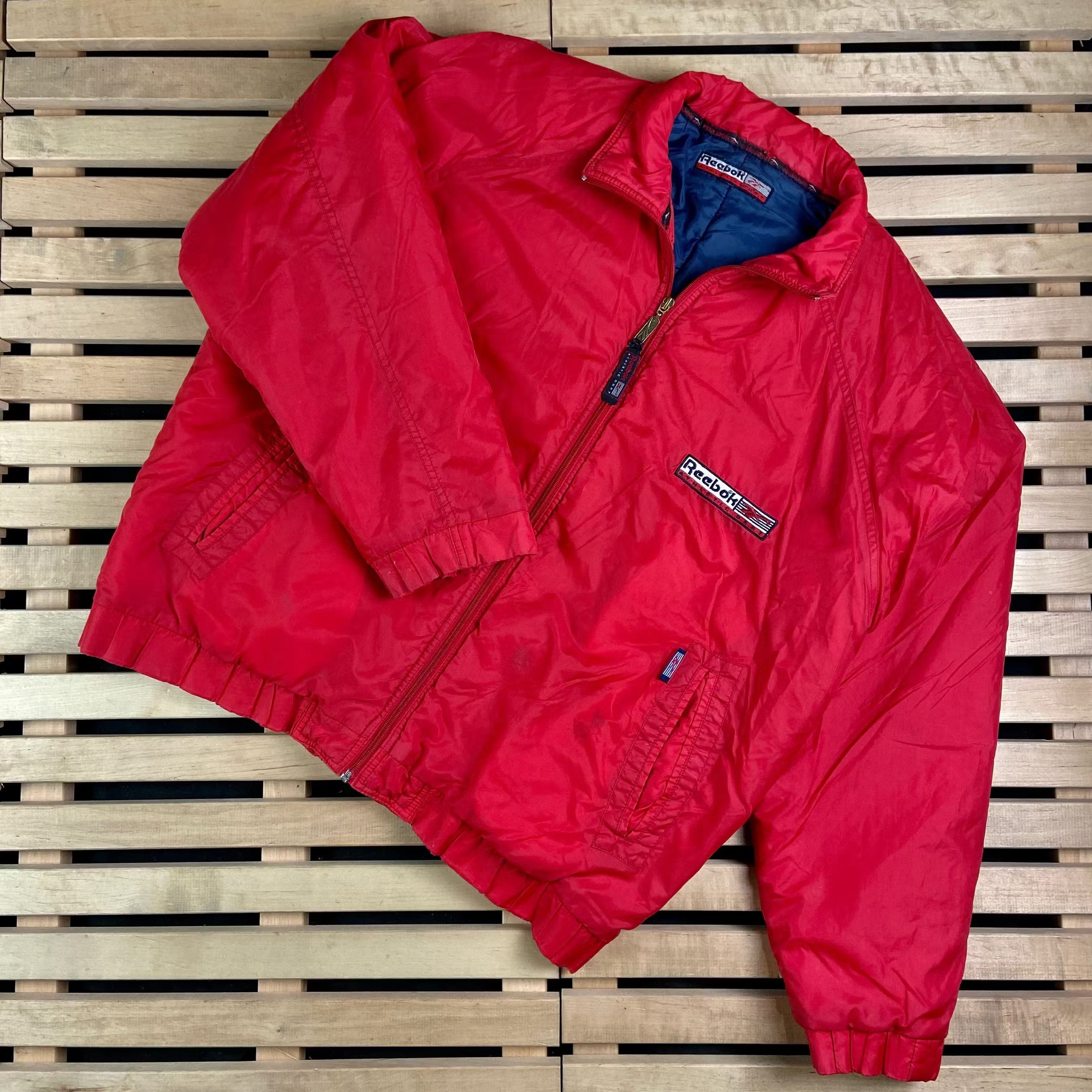 Reebok × Vintage Mens Vintage Warm Jacket Reebok Athletic Department Size L Size US L / EU 52-54 / 3 - 1 Thumbnail