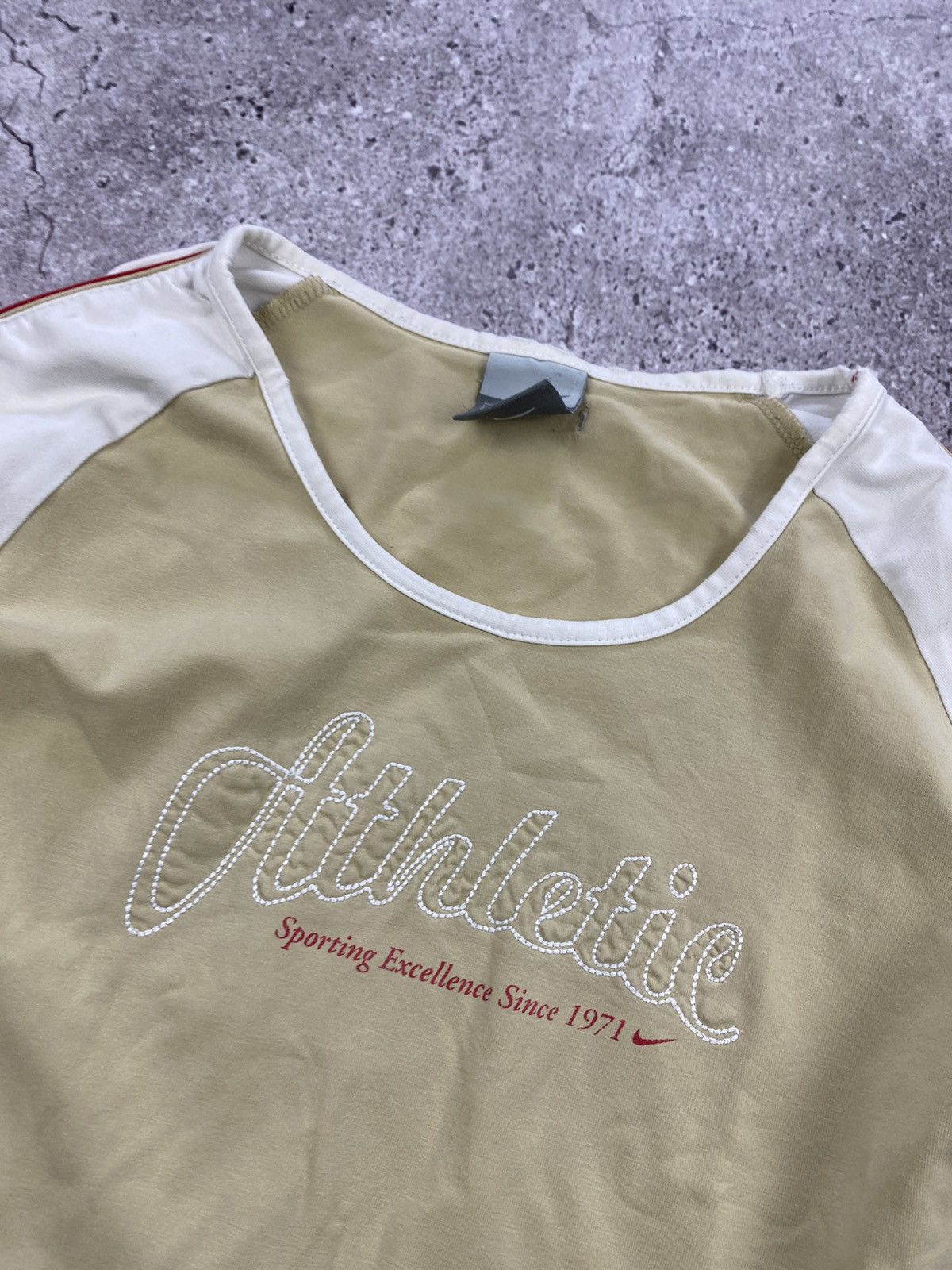 Nike Hype Nike Athletic West Limited Issue distressed Longsleeve Size L / US 10 / IT 46 - 1 Thumbnail