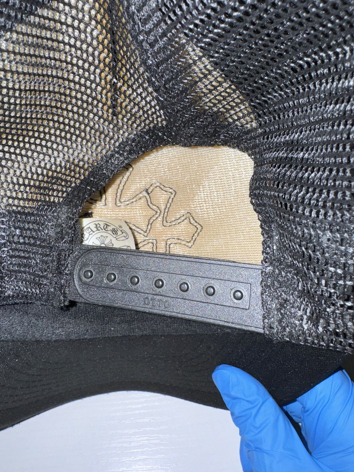 Chrome Hearts Chrome Heart Triple Leather Cross Patch Trucker Hat Size ONE SIZE - 7 Thumbnail