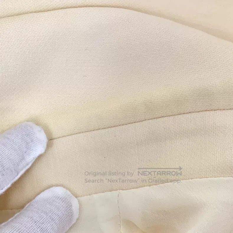 Dior Dior Beige wool lapel single-breasted short-sleeved dress Size XS / US 0-2 / IT 36-38 - 7 Thumbnail