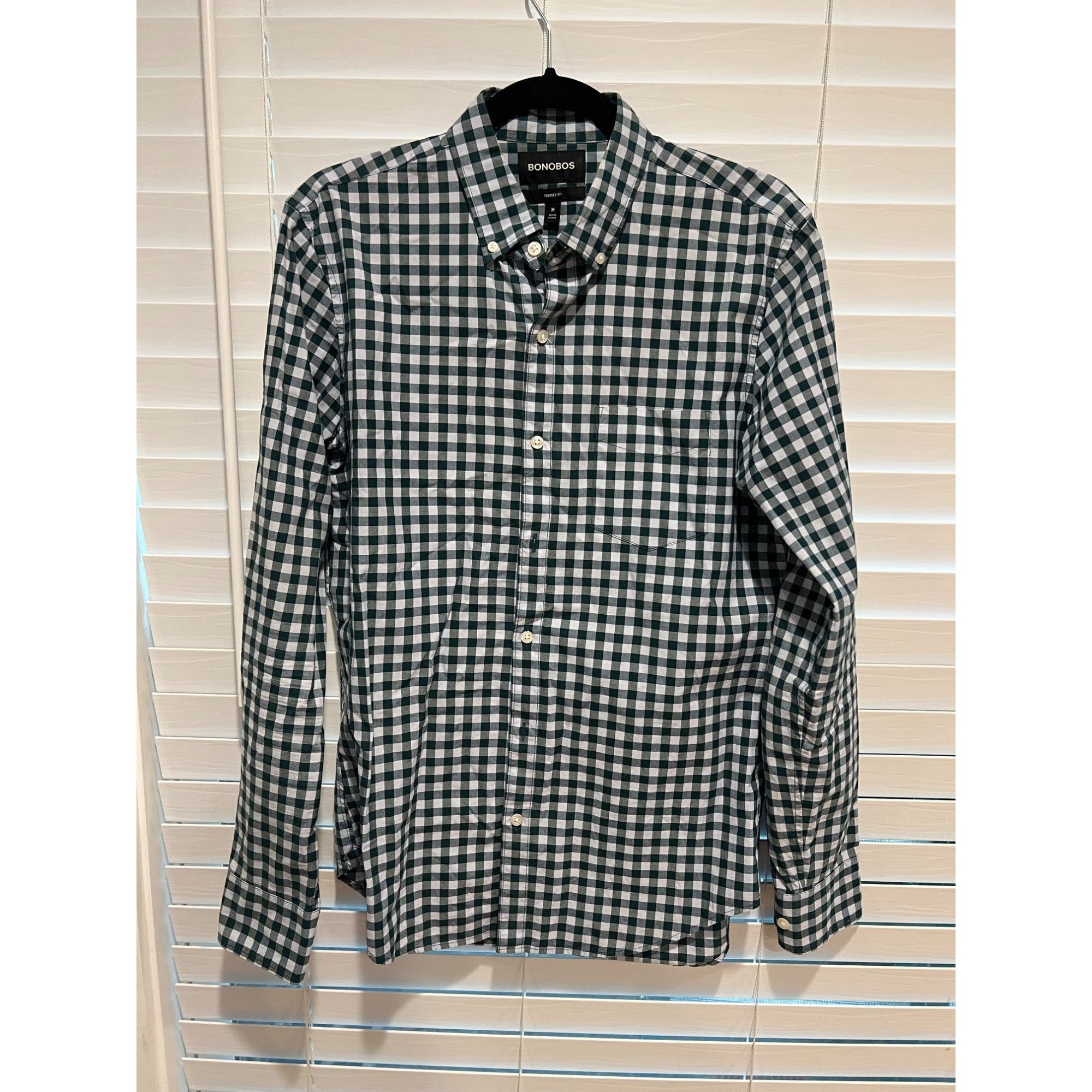 Bonobos Bonobos Tailored Fit Long Sleeve Button Up Shirt - Size M Size US M / EU 48-50 / 2 - 1 Thumbnail
