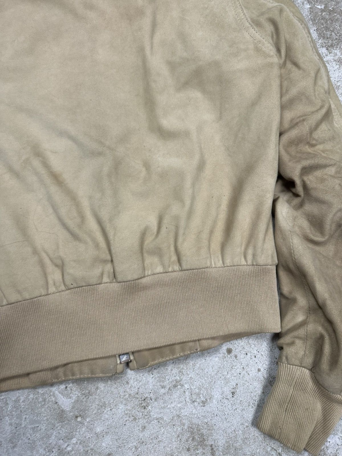 Dolce & Gabbana 2000s Dolce & Gabbana Suede Leather Bomber Jacket Hooded Size S / US 4 / IT 40 - 21 Thumbnail