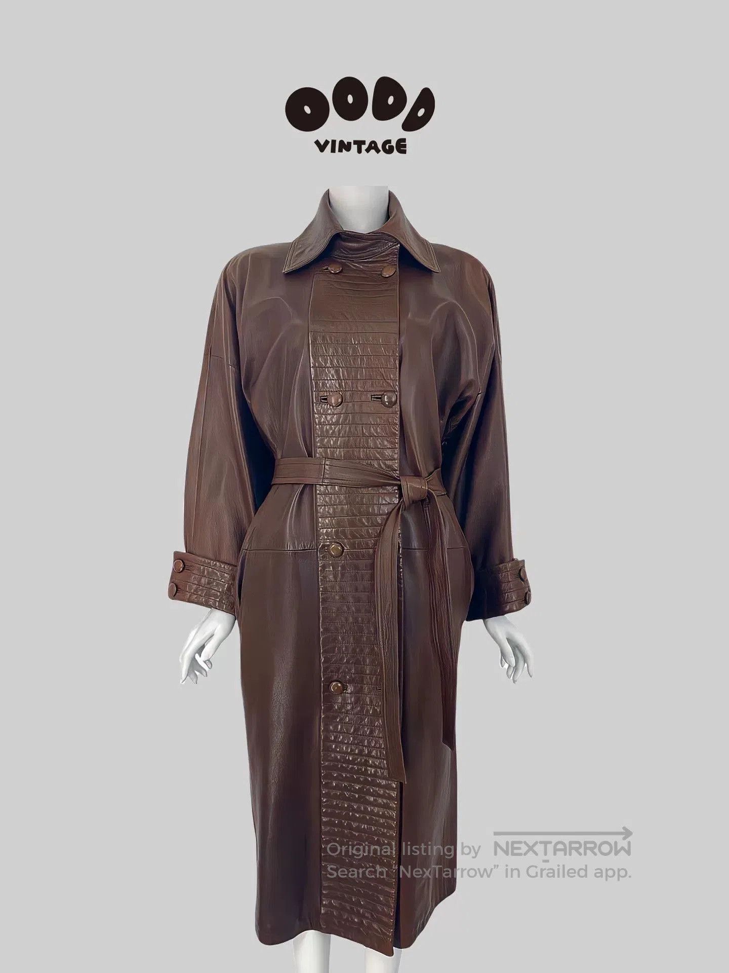 Loewe LOEWE Vintage Long Leather Coat. Size M / US 6-8 / IT 42-44 - 1 Thumbnail