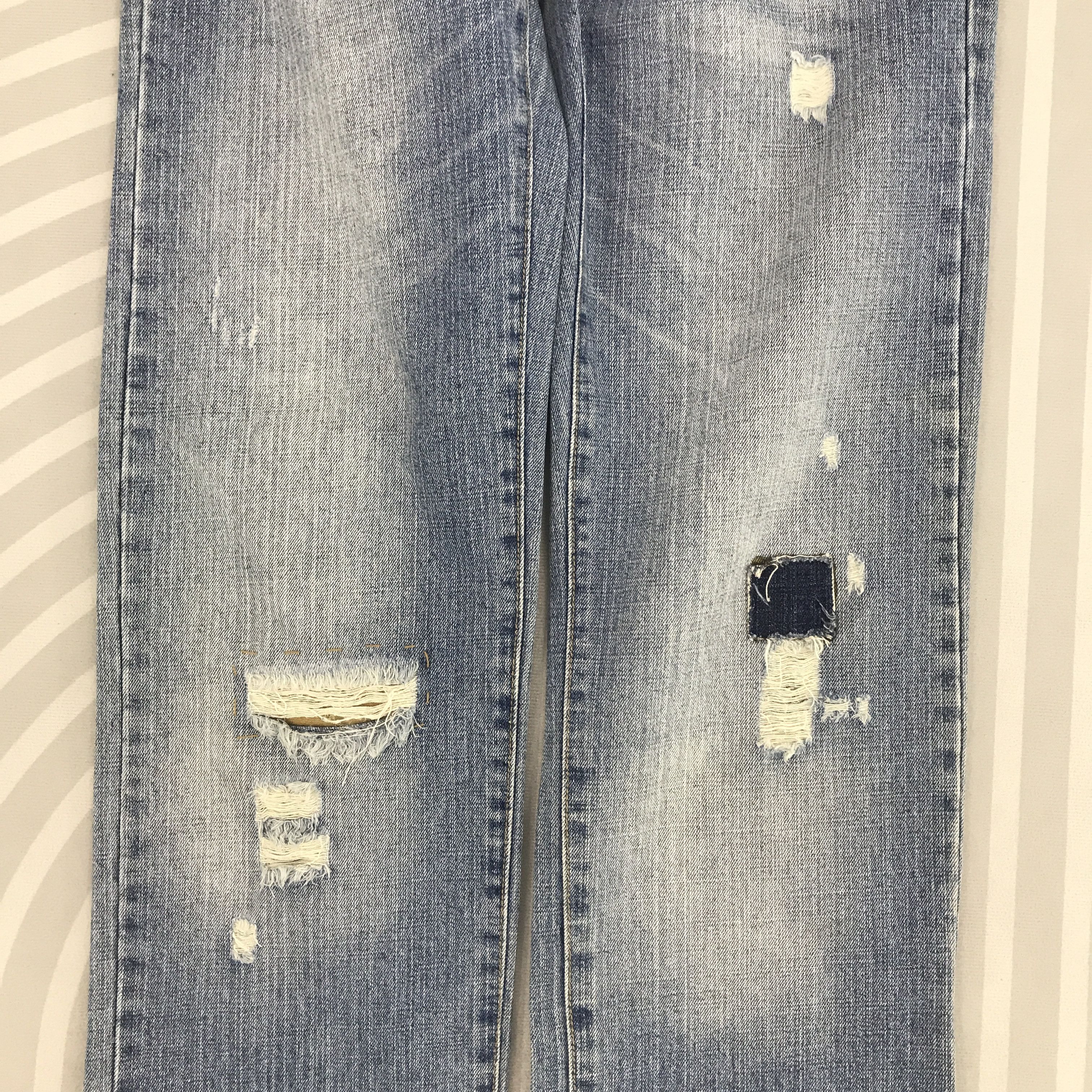 Abercrombie & Fitch × Vintage Baggy Denim Abercrombie & Fitch Distressed Jeans pants Size US 30 / EU 46 - 7 Thumbnail