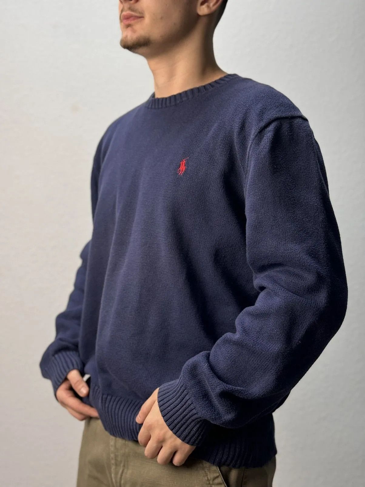 Polo Ralph Lauren × Ralph Lauren Polo Ralph Lauren Knitted Usa Sweater Y2K Japanese Style Size US XL / EU 56 / 4 - 2 Thumbnail