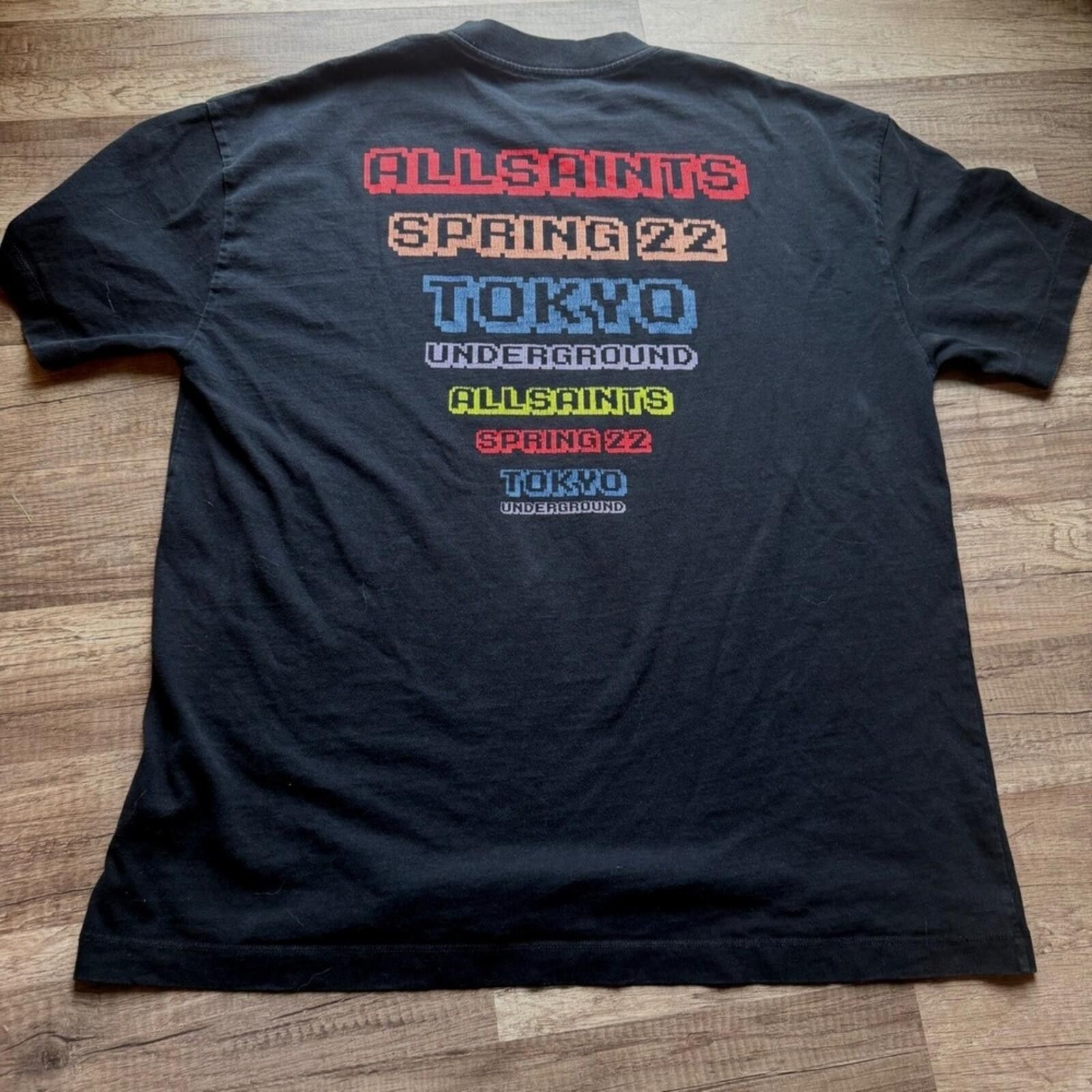 Allsaints AllSaints Tokyo Underground Spring 22 Oversized Graphic Size US S / EU 44-46 / 1 - 2 Thumbnail