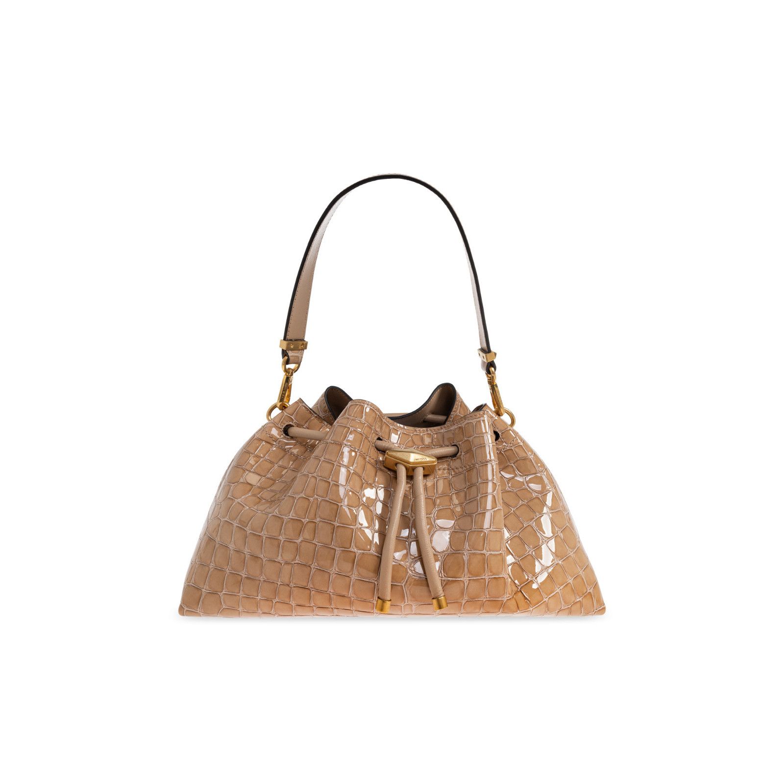 Jimmy Choo Jimmy Choo Cinch Brown Leather Shoulder Bag New & Authentic Size ONE SIZE - 1 Thumbnail