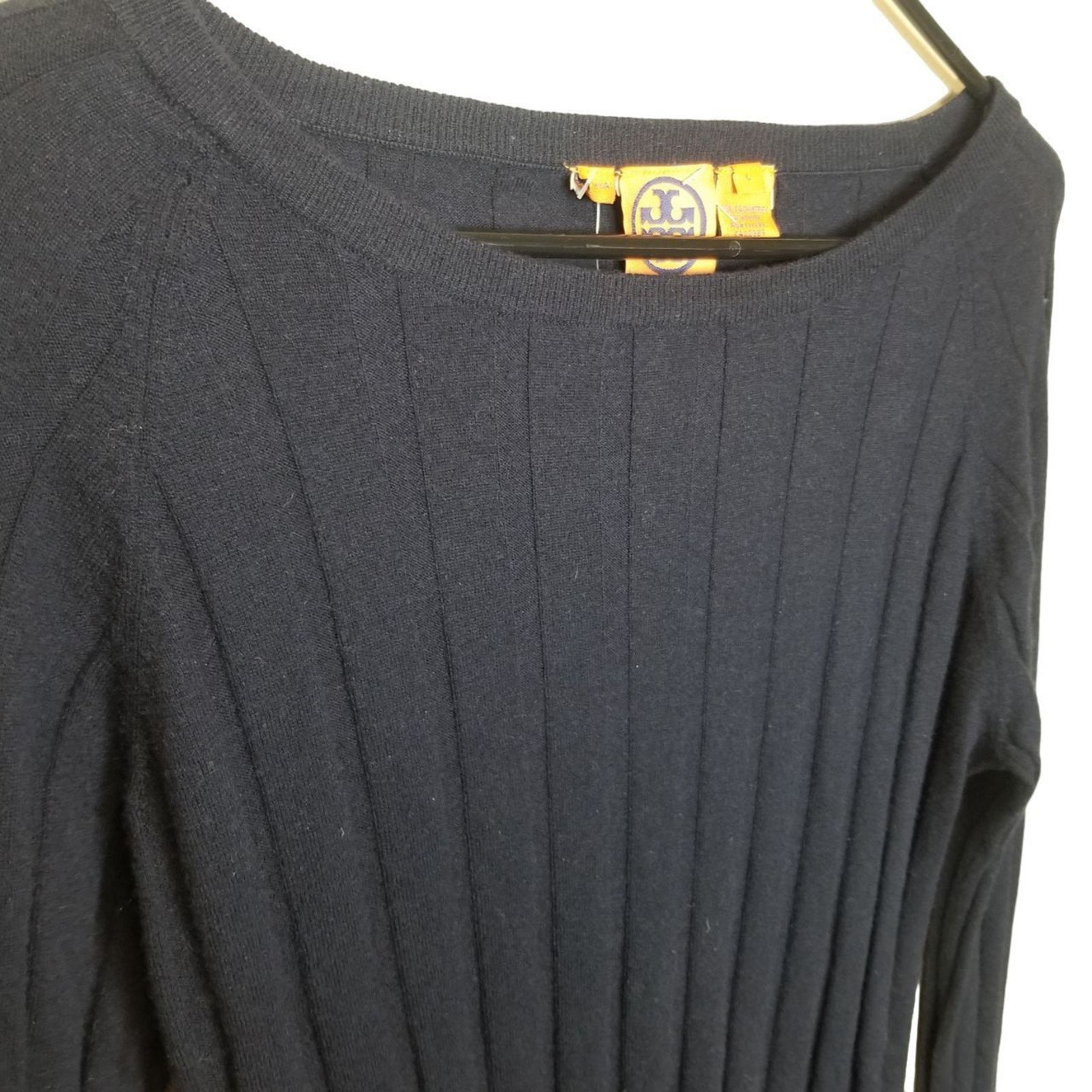 Tory Burch Tory Burch Womens Ranita Cashmere Sweater Size L Classic Size L / US 10 / IT 46 - 5 Thumbnail