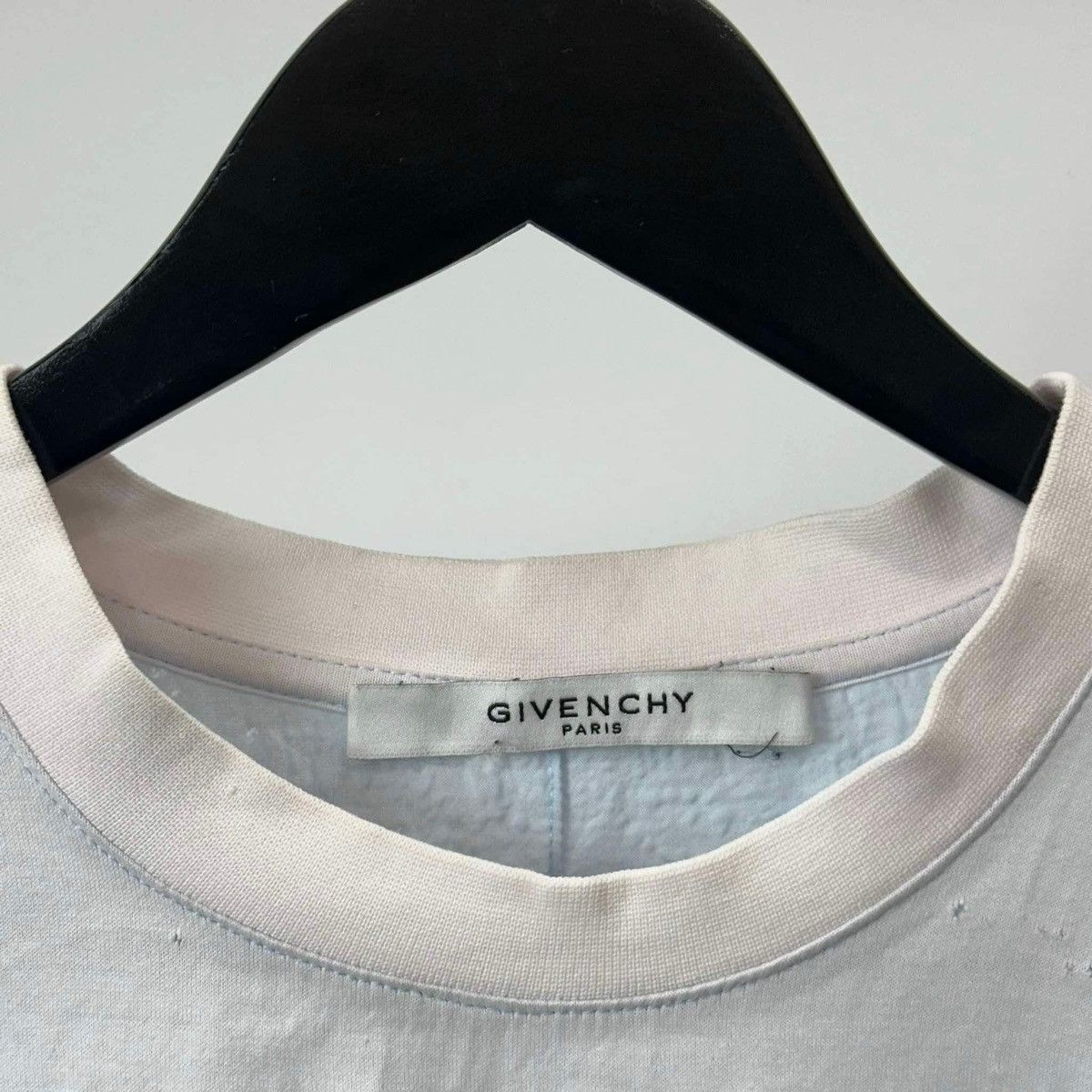 Designer × Givenchy GIVENCHY DESTROYED T SHIRT Size US XXS / EU 40 - 4 Thumbnail